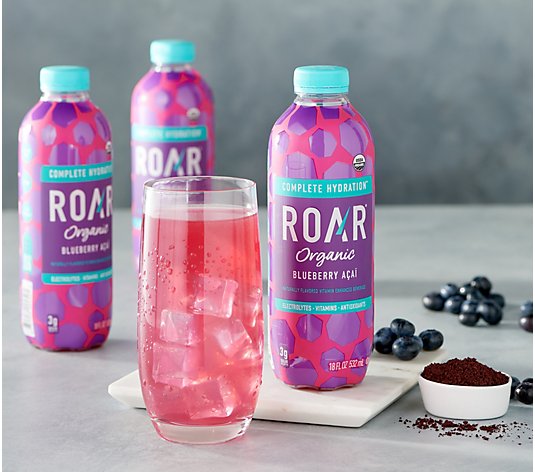 Roar Organic (12) Bottles of Electrolyte- Infused Drinks Auto-Delivery