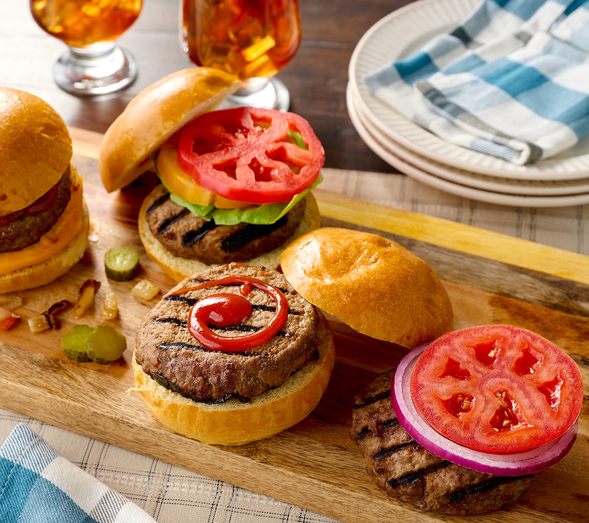 Rastelli's (20) 5.33-oz Bacon Cheddar Sirloin Burgers