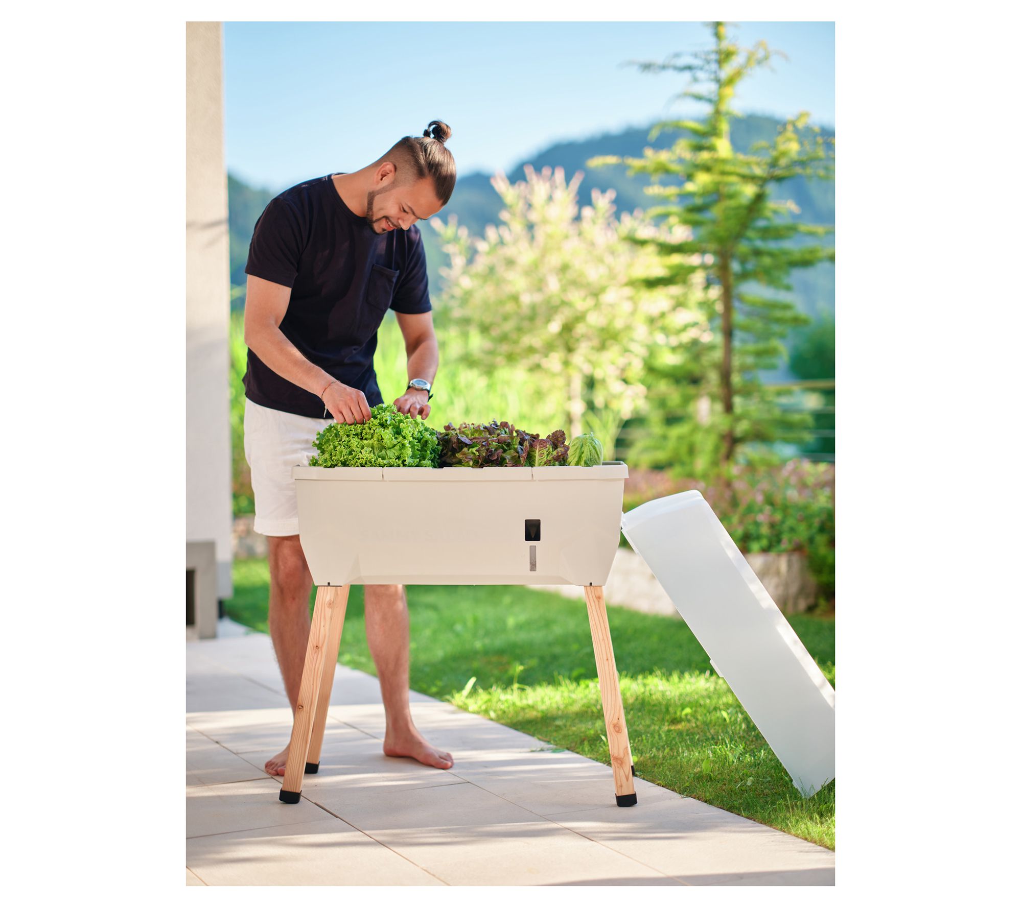 Gusta Garden Self-Watering Raised Garden Bed with Cover