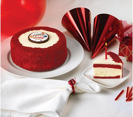 Junior's 7" Happy Birthday Red Velvet Cheesecake