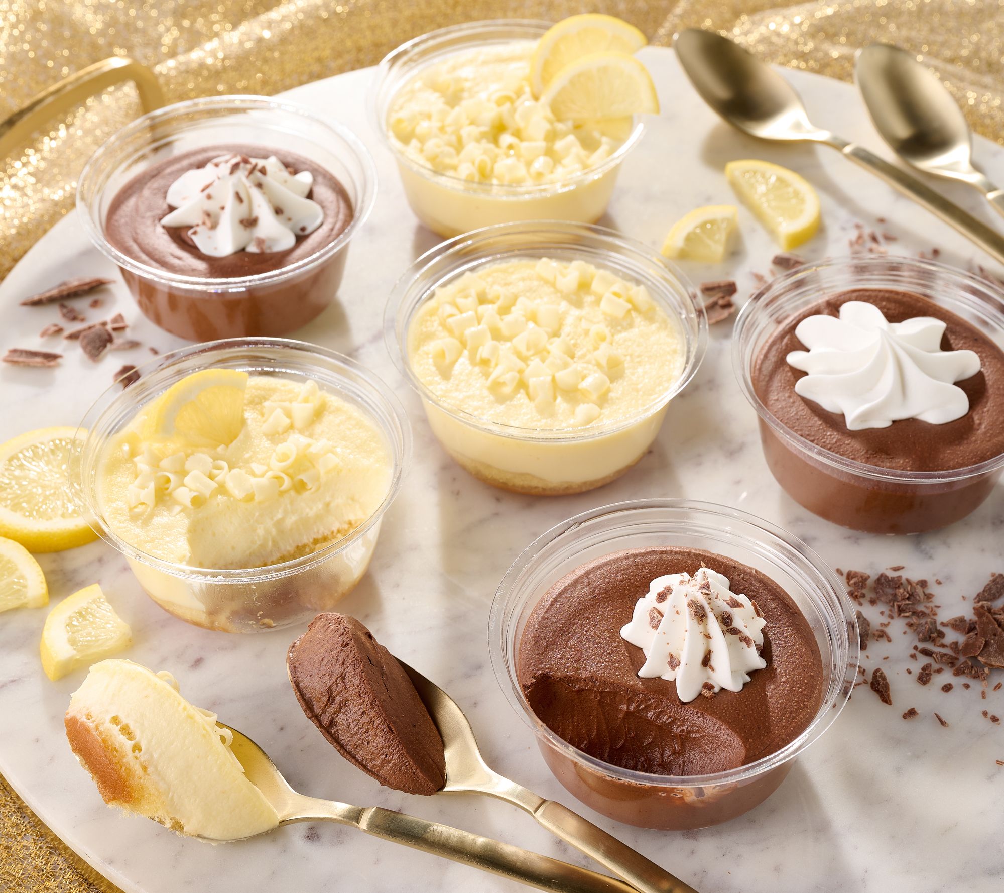 Delizioso Desserts (10) Individual Italian Mousse Cups