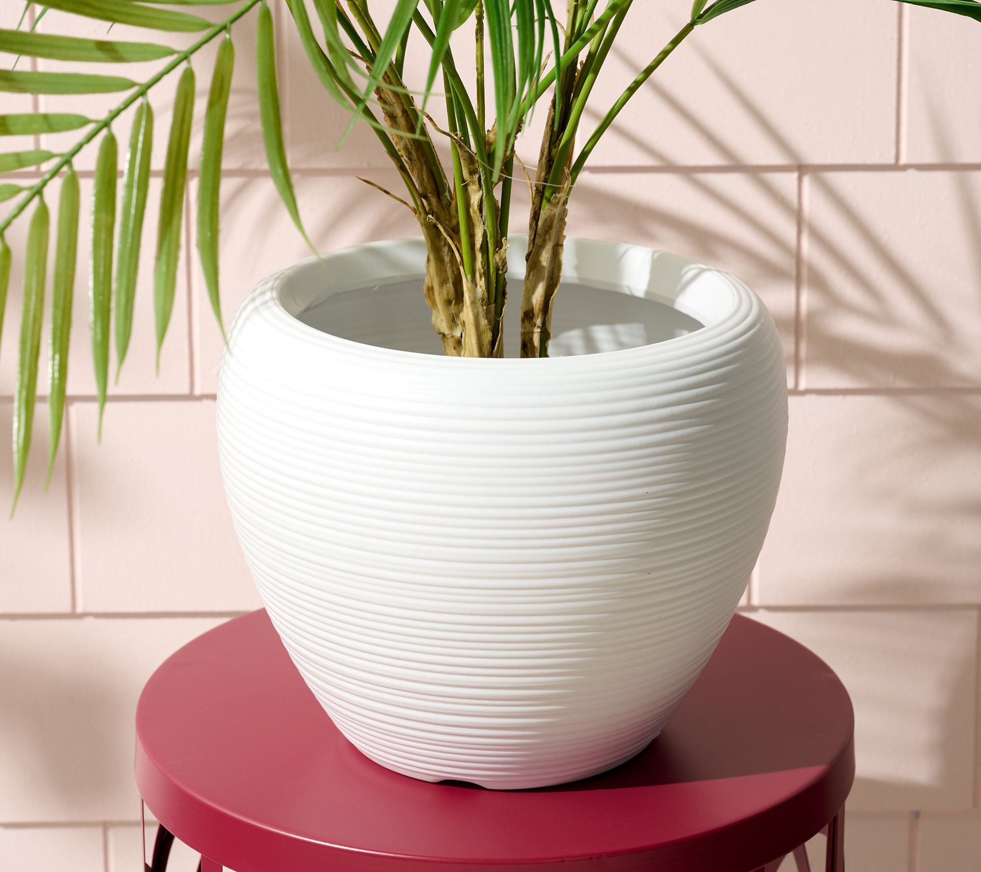 "As Is" Garden Reflections 7" Half Round Planter By Sandra