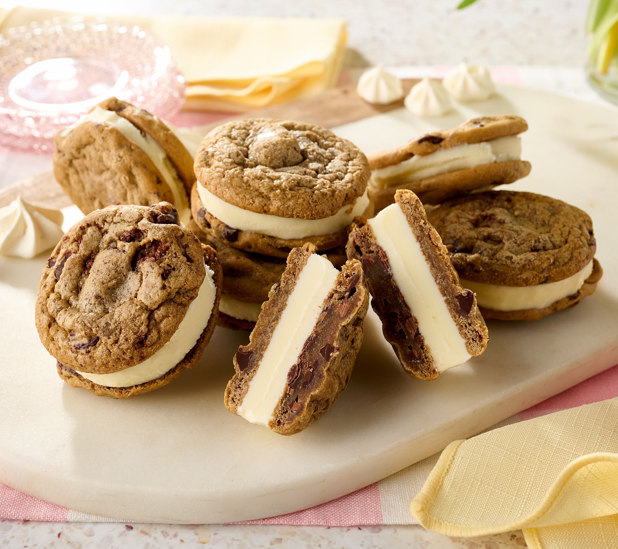 SH3/23 Drops of Dough (14) Gourmet Ice Cream Cookie Sandwiches