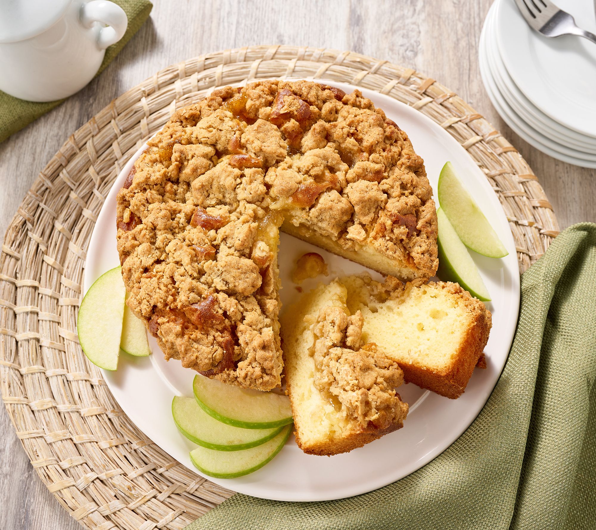 SH 11/6 Jimmmy the Baker 2-lbs Fruit Filled Coffee Cake w/ Streusel Crumb