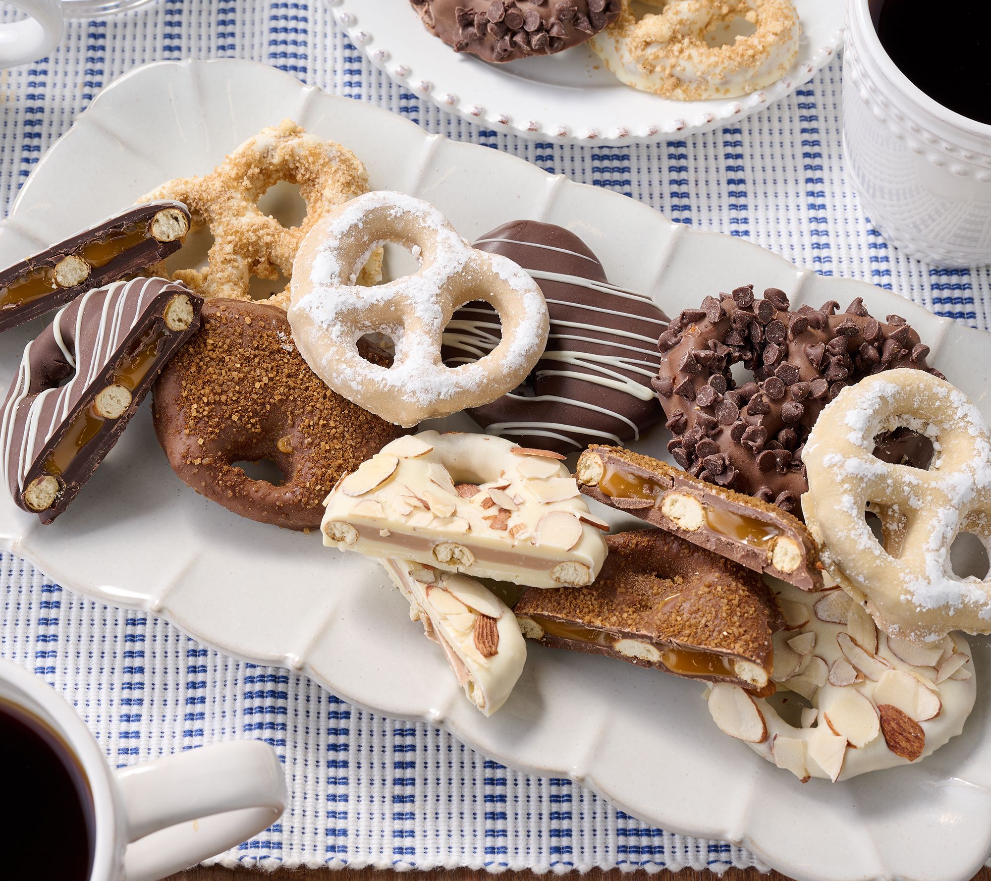 SH3/9 Landies Candies 12pc Breakfast Blend Pretzel Variety