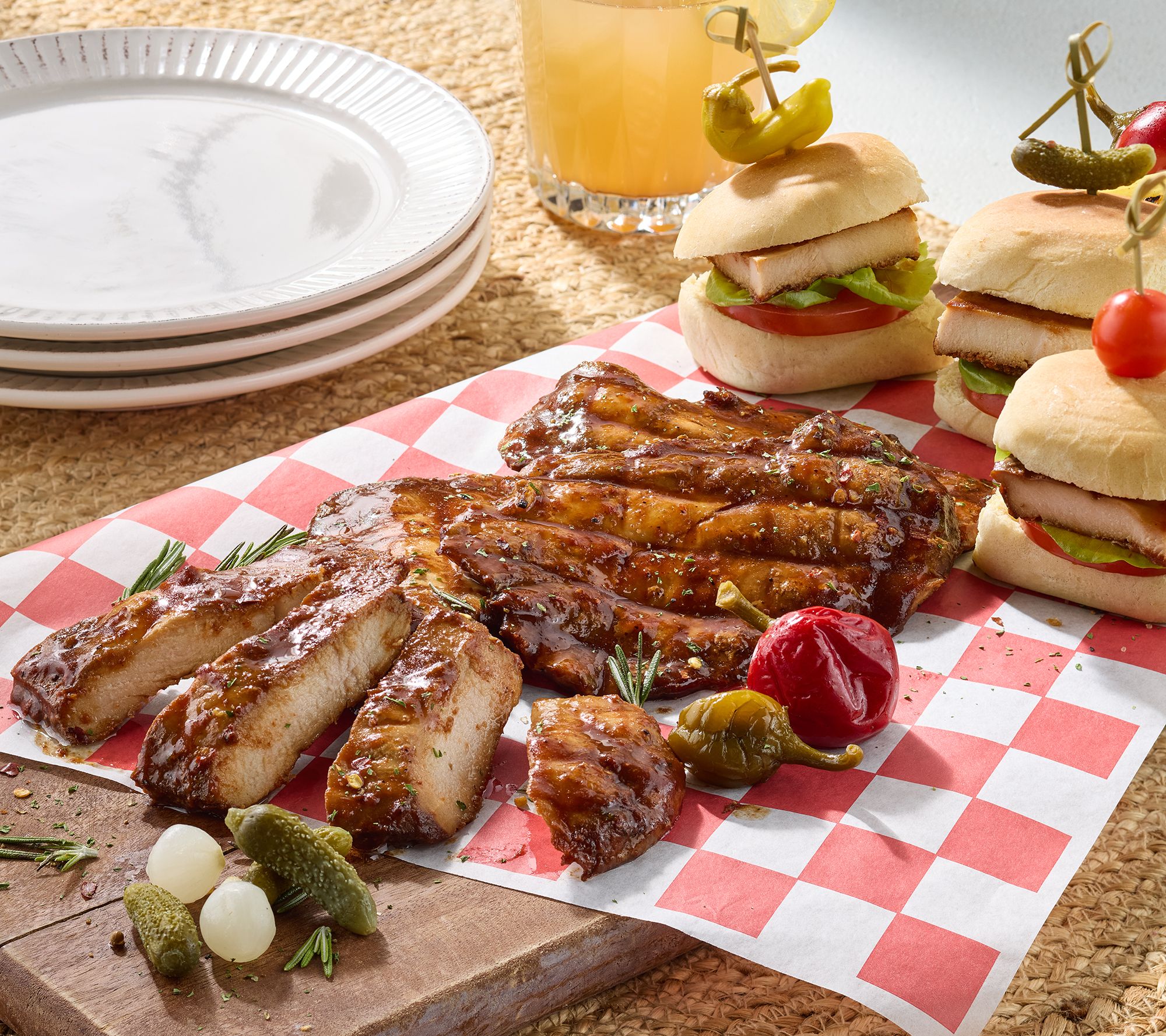 SH 5/18 Corky's BBQ (10) 5-oz Fully Cooked Chicken Breasts w/ Sauce