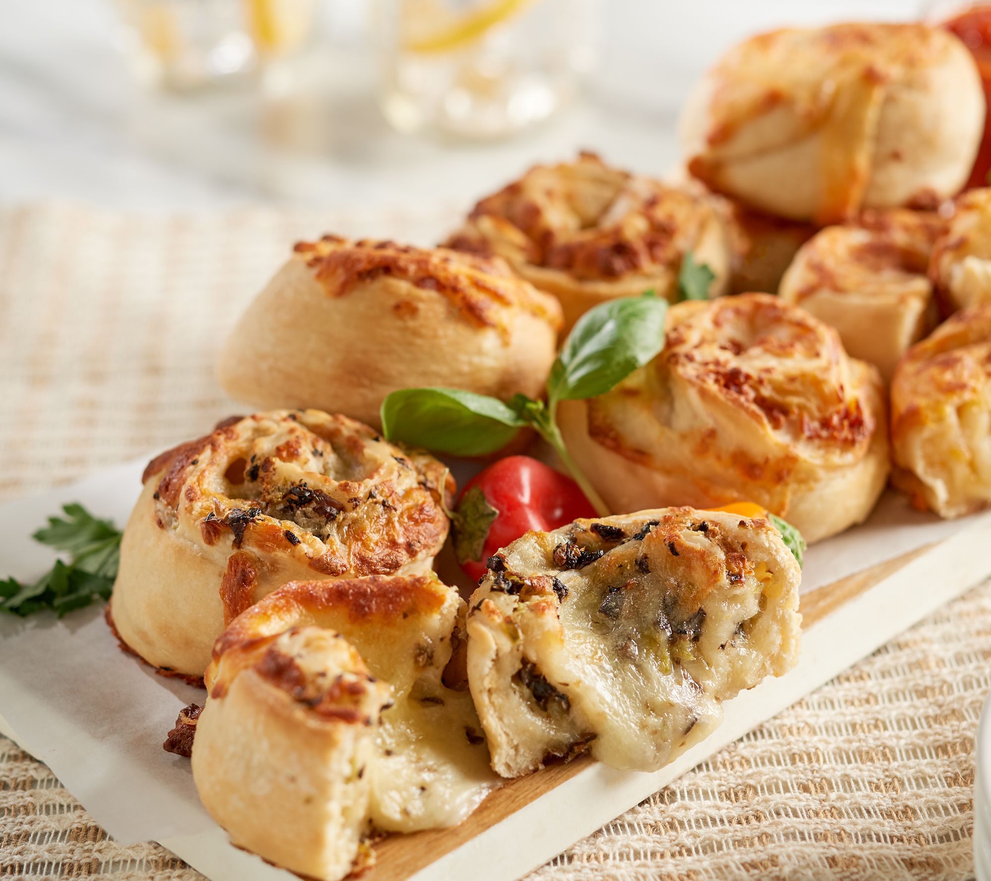 Tringale's Set of (8) 4-oz Gourmet Pizza Pinwheels