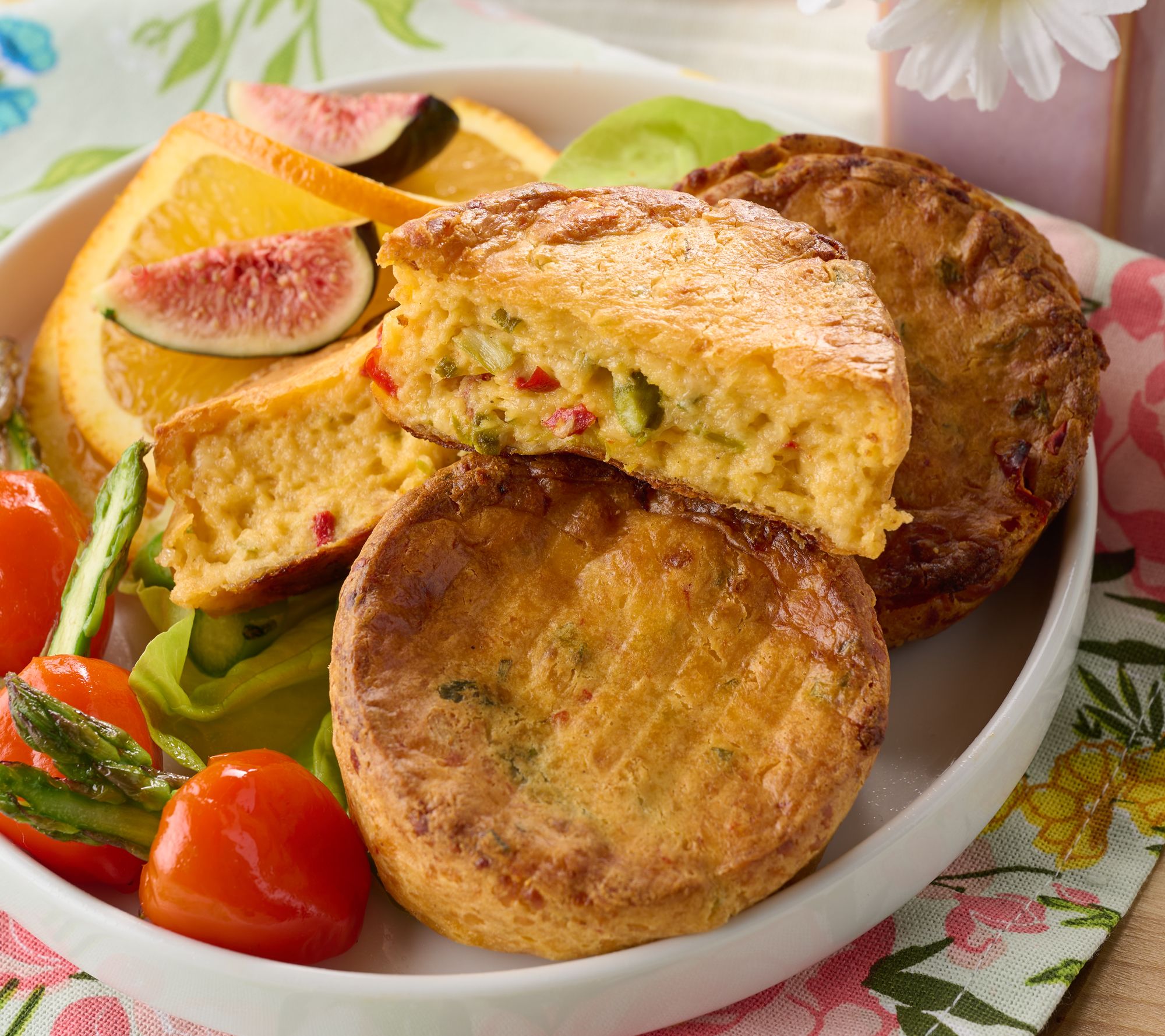 Oak Stove Kitchens (8) 3.25-oz Crustless Quiche - QVC.com