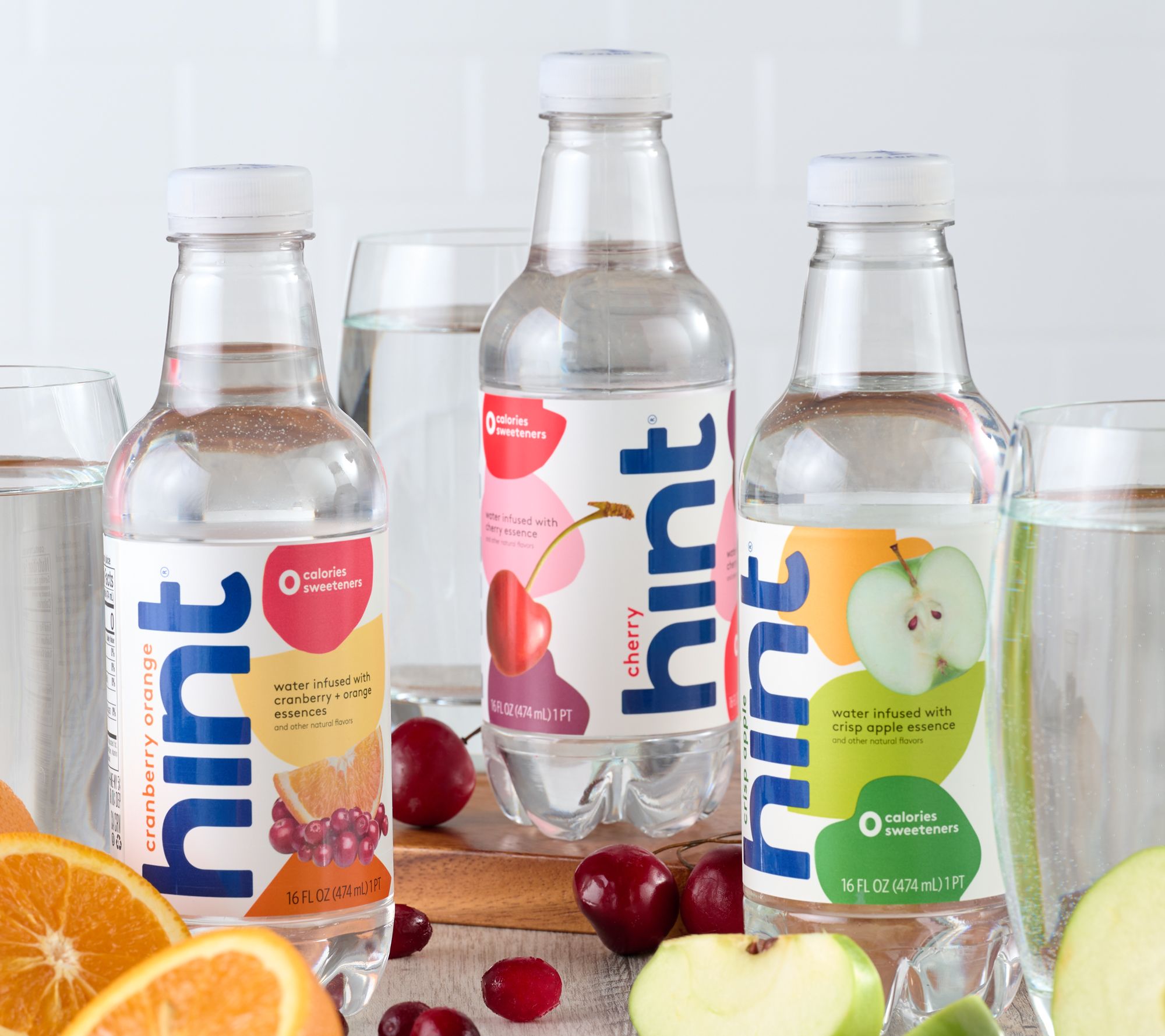 Hint Water (36) 16oz Fruit Flavored Water Orchard Collection