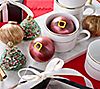 Chocolate Works (4) 3-pc Gift Sets of Christmas Hot Chocolate Bombs