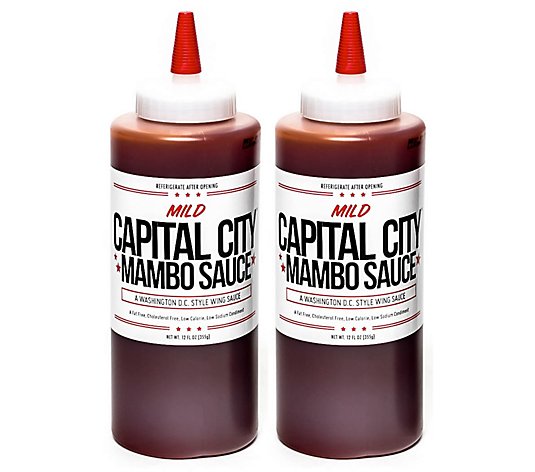 Capital City (2) 12-oz Mild Mambo Sauce Set