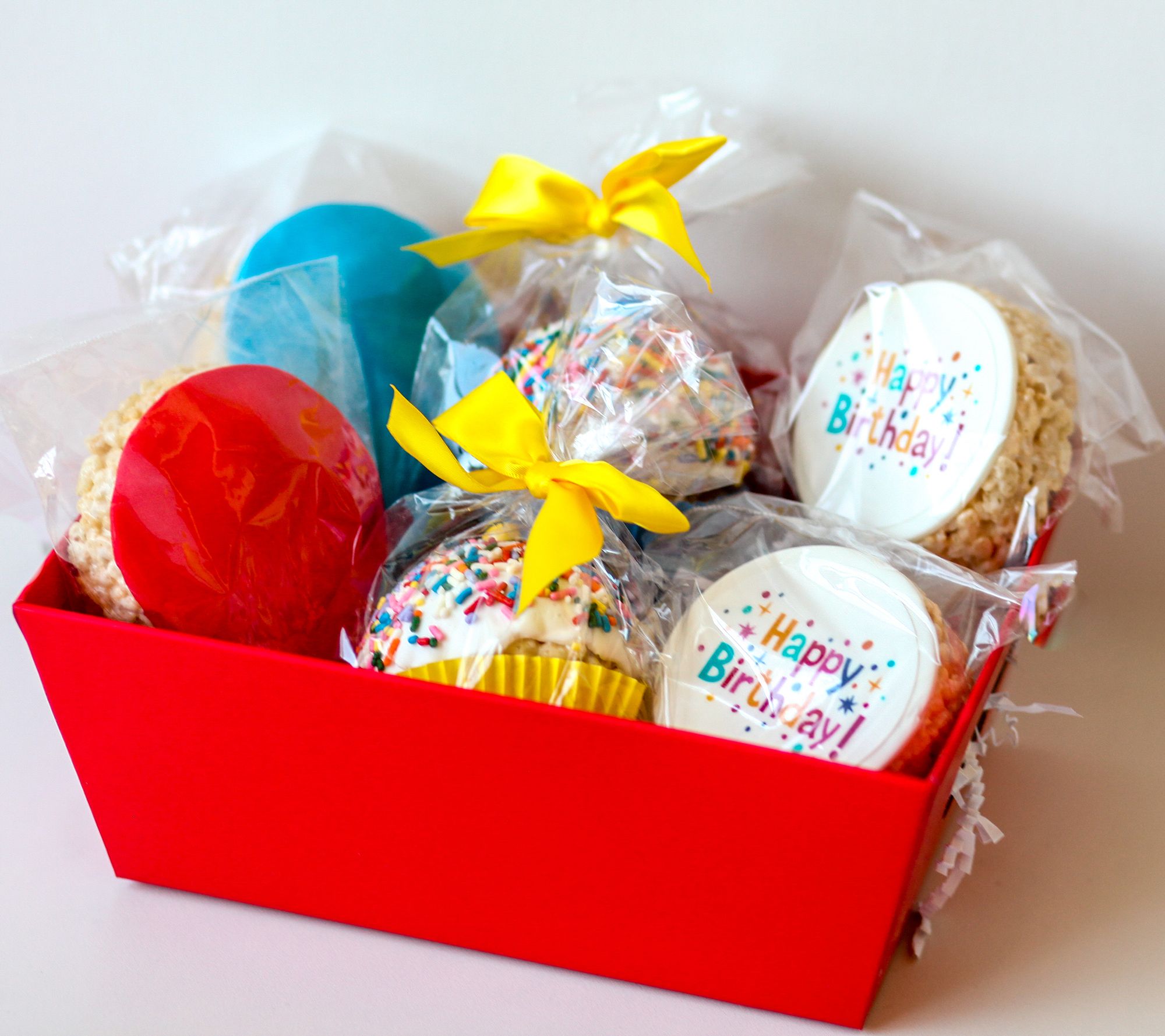 Creative Crispies 6-Piece Assorted Birthday Treat Basket