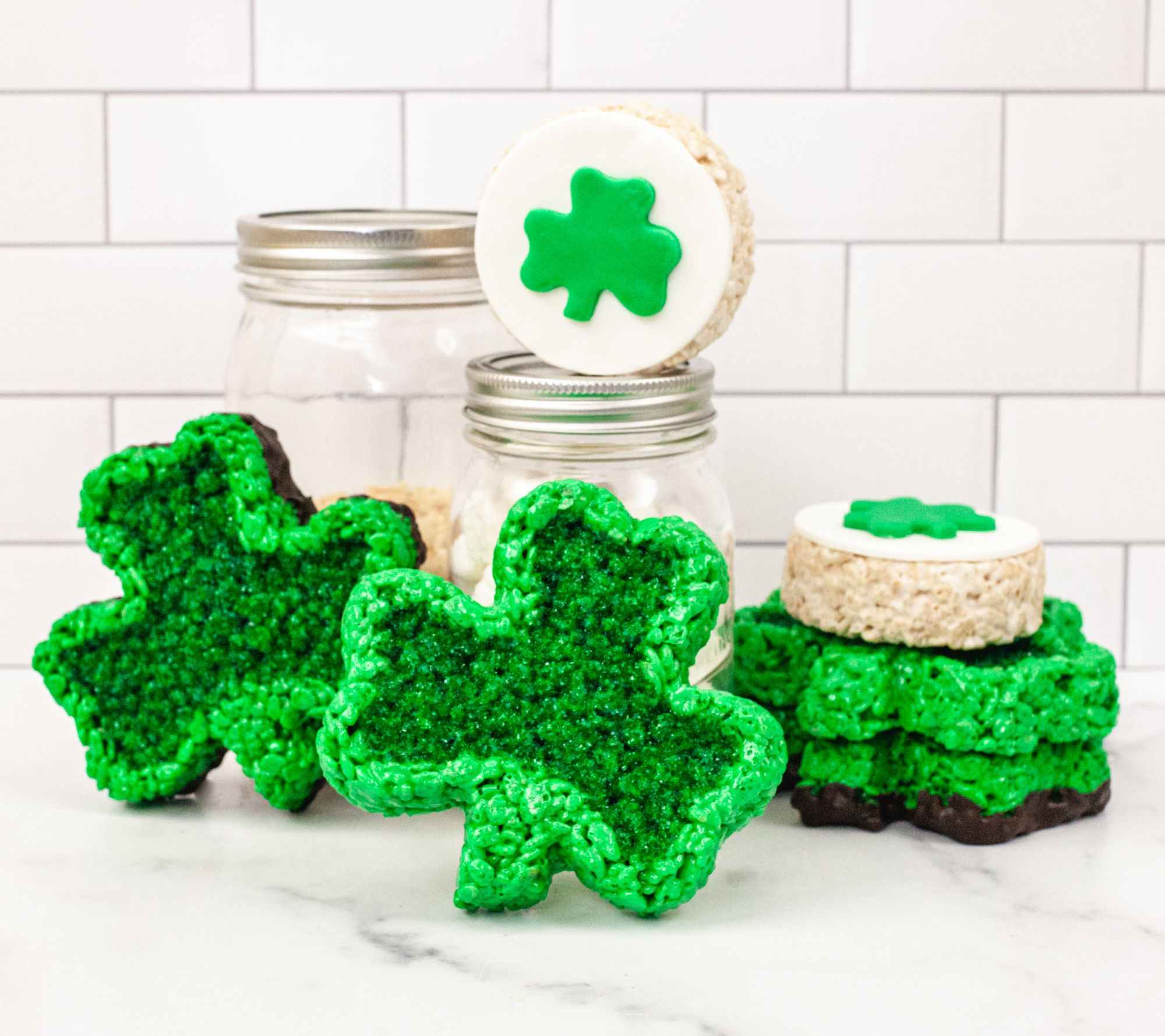 Creative Crispies 6-Pc Asst St Patricks Treat Basket