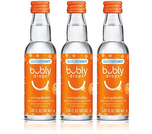 SodaStream 3-Pack Bubly Drops, Orange