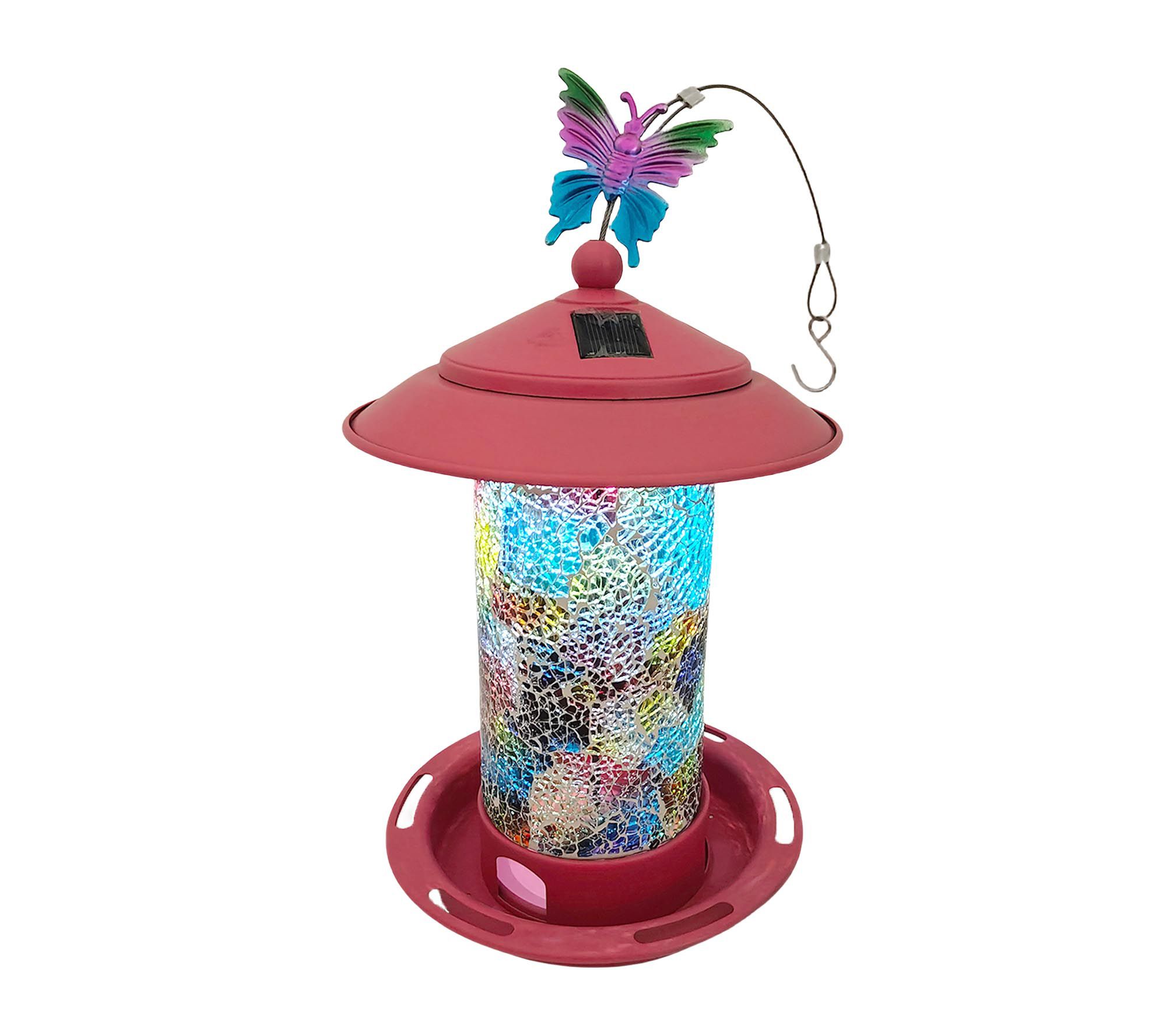"As Is" Temp-tations Outdoors Solar Bird Feeder w/ Critter Icons