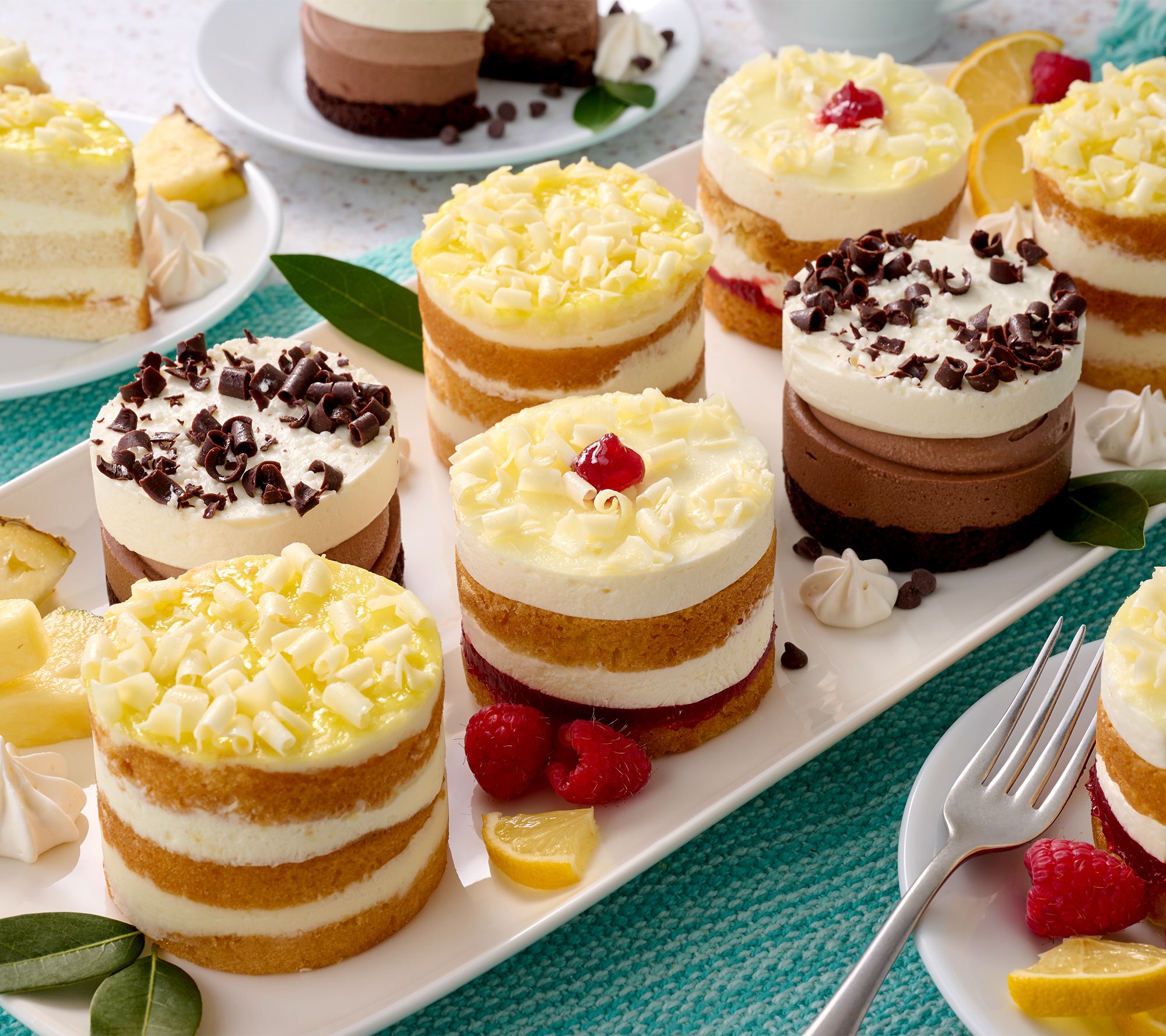 David's Cookies 12 Individual Hand Crafted Layer Cakes