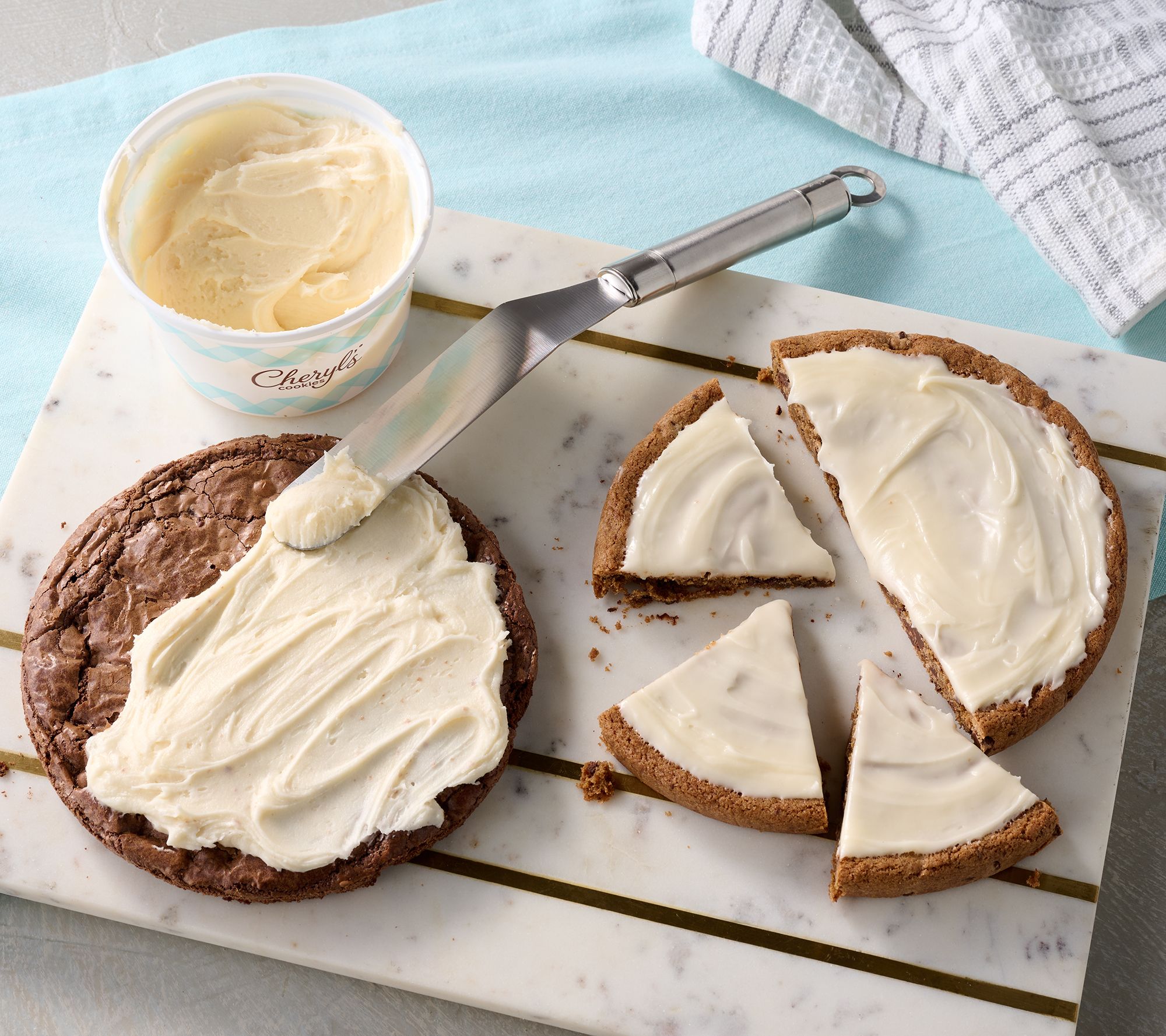 Cheryl's 9.5oz Mega Brownie & Cookie Duo with Frosting