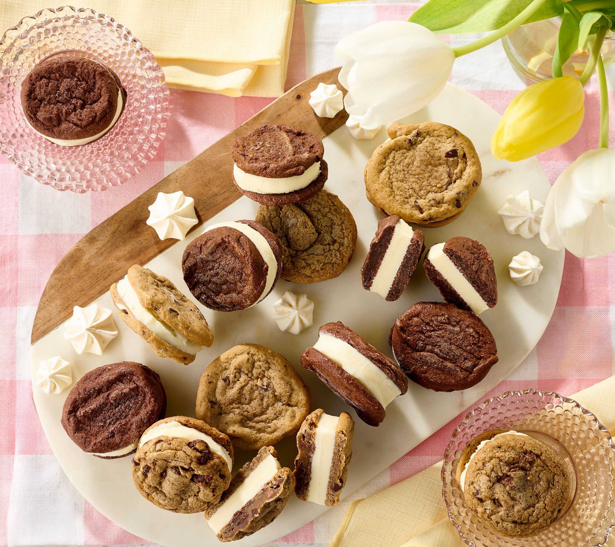 Drops of Dough (14) Gourmet Ice Cream Cookie Sandwiches