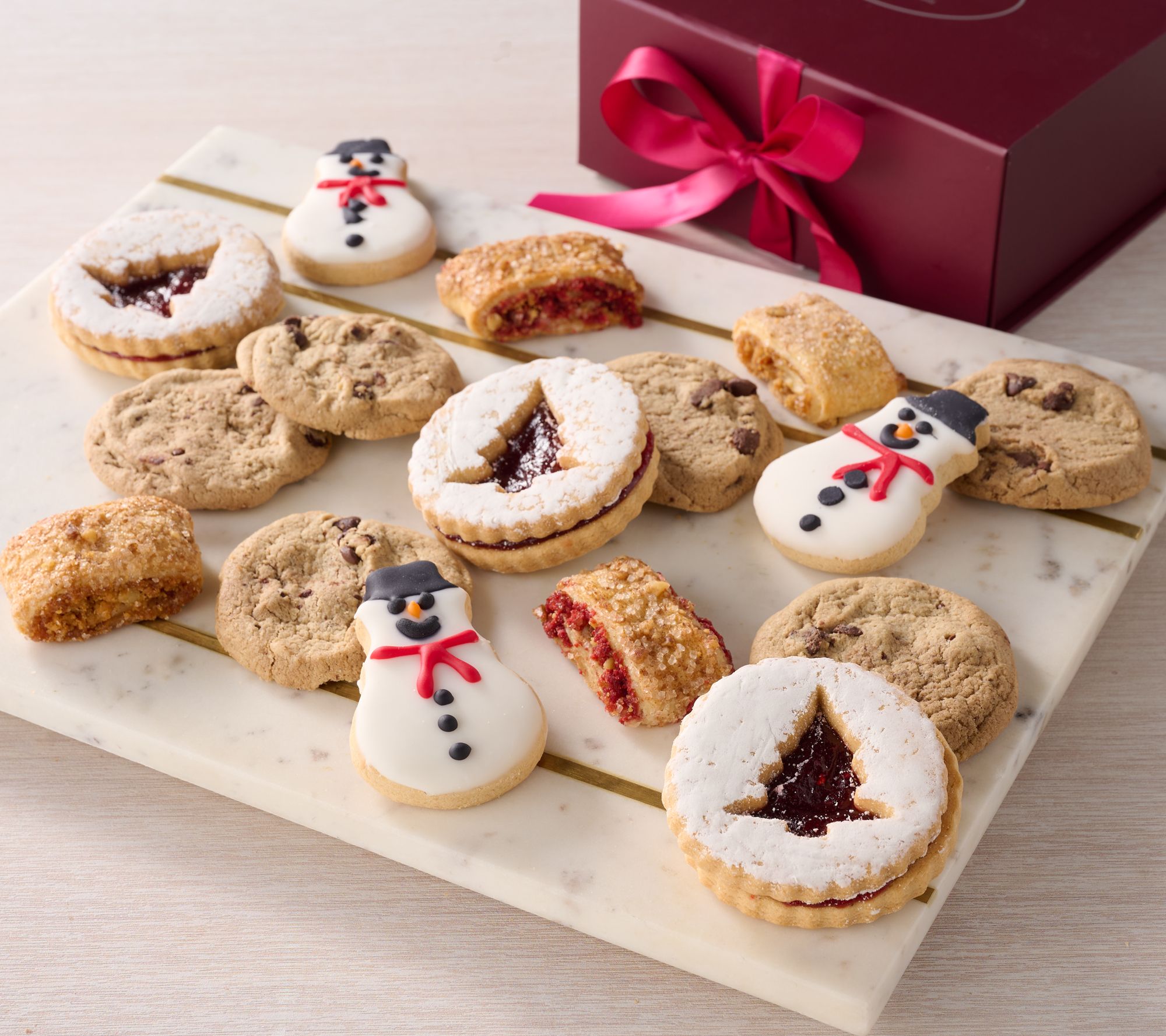SH11/9 Dulcet 16pc Assorted Holiday Gourmet Cookies in Gift Box