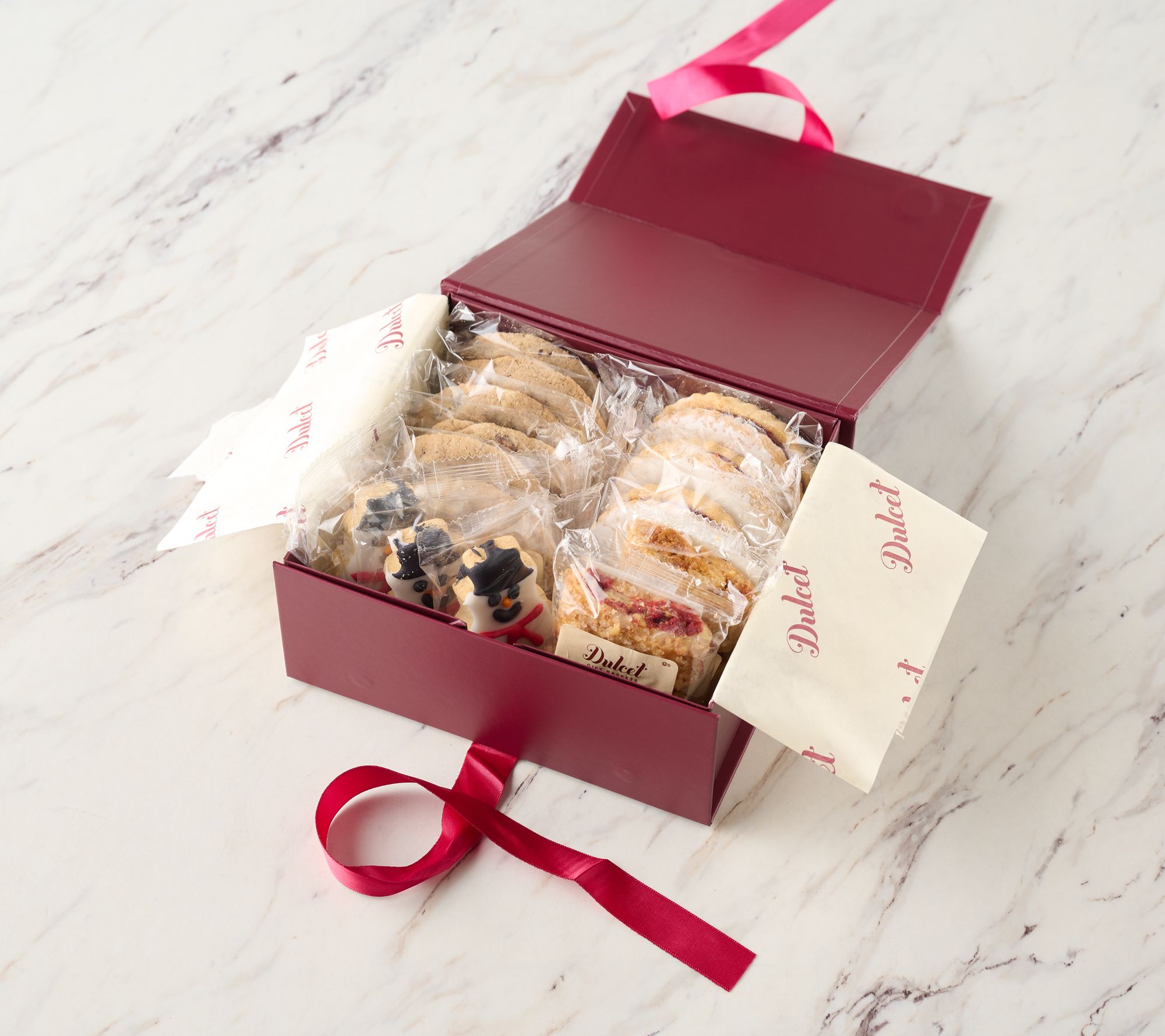 SH11/9 Dulcet 16pc Assorted Holiday Gourmet Cookies in Gift Box