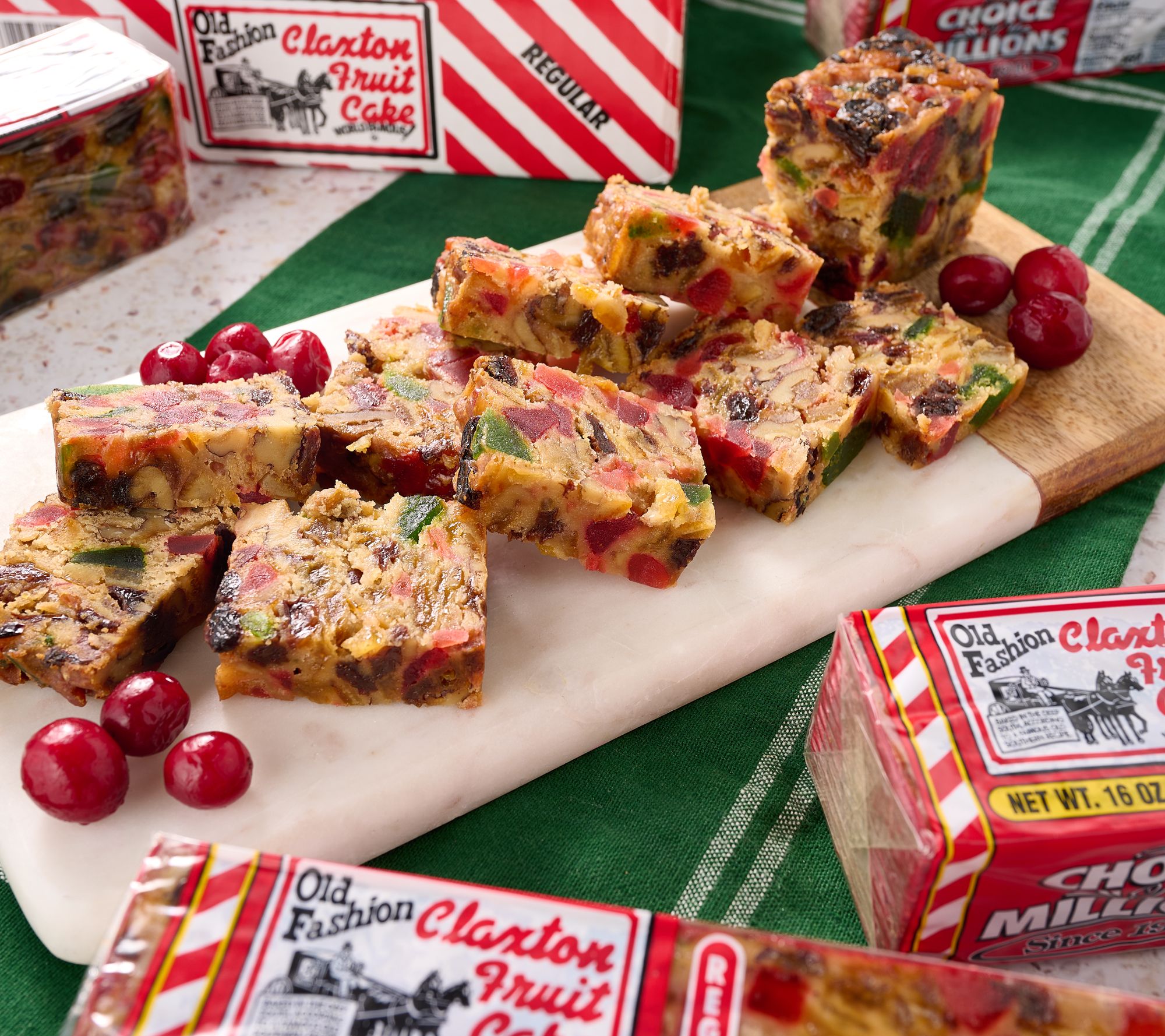 SH12/7 Claxton (5) 1lb. Traditional Recipe Fruit Cakes