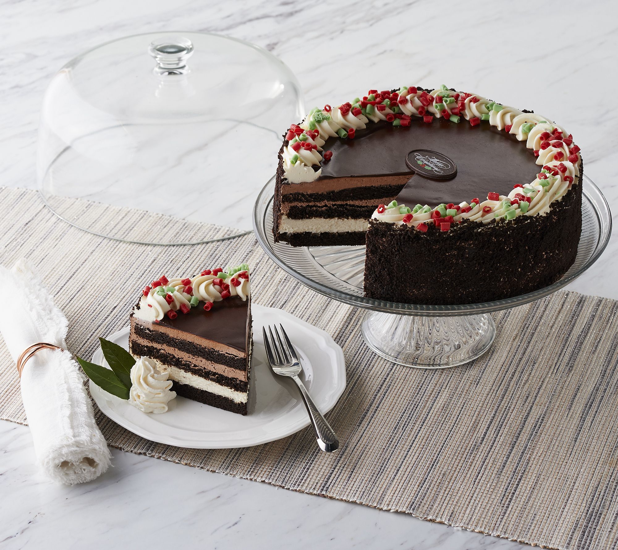 Junior's 4.5lb Chocolate Dream Holiday Layer Cake
