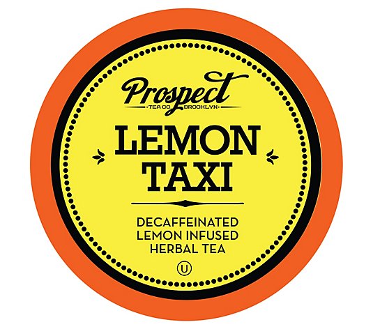 Prospect Tea Co. 40-Count Decaffeinated Lemon T axi Tea Pods