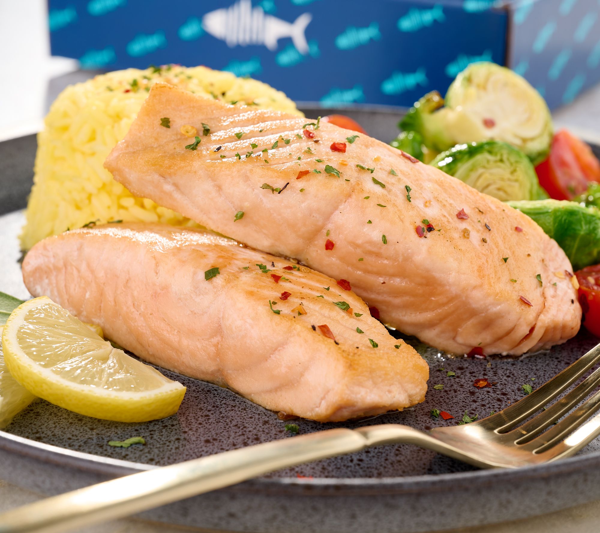 Egg Harbor (12) 4-oz Faroe Island Salmon in 3 Gift Boxes Auto-Delivery