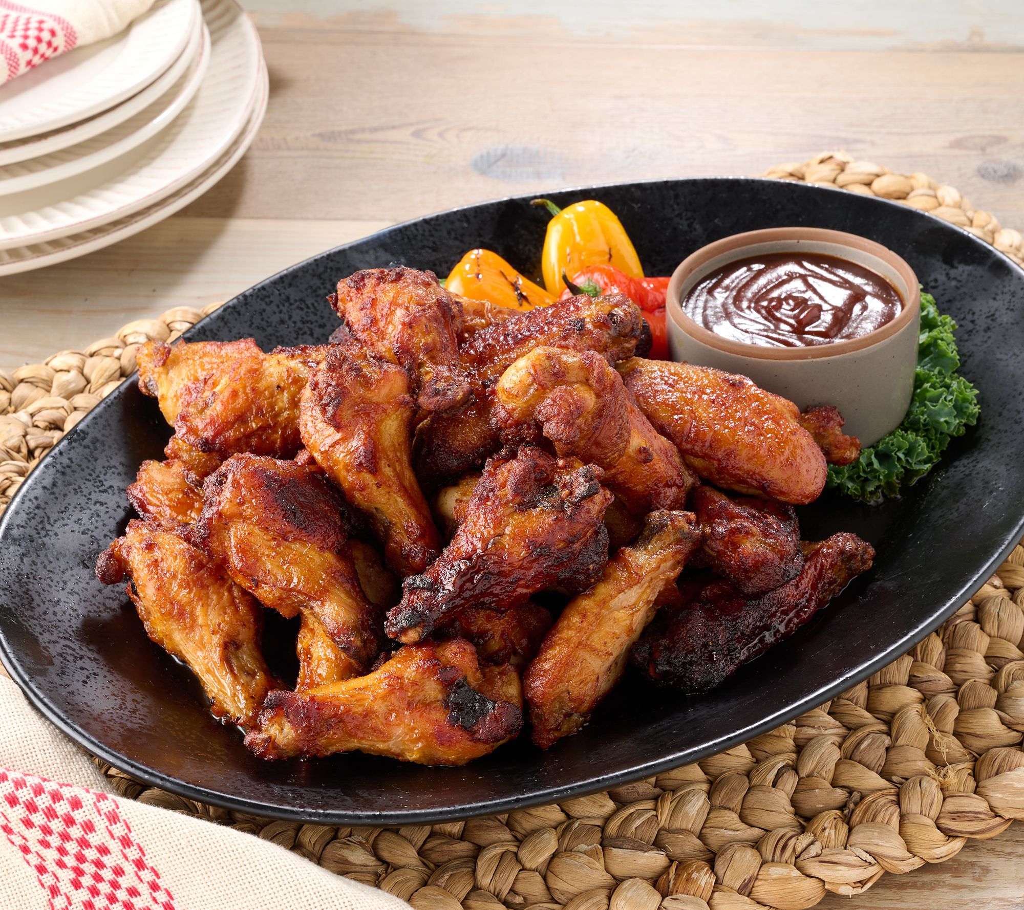 Corky's BBQ 7-lbs Seasoned & Roasted Chicken Wings