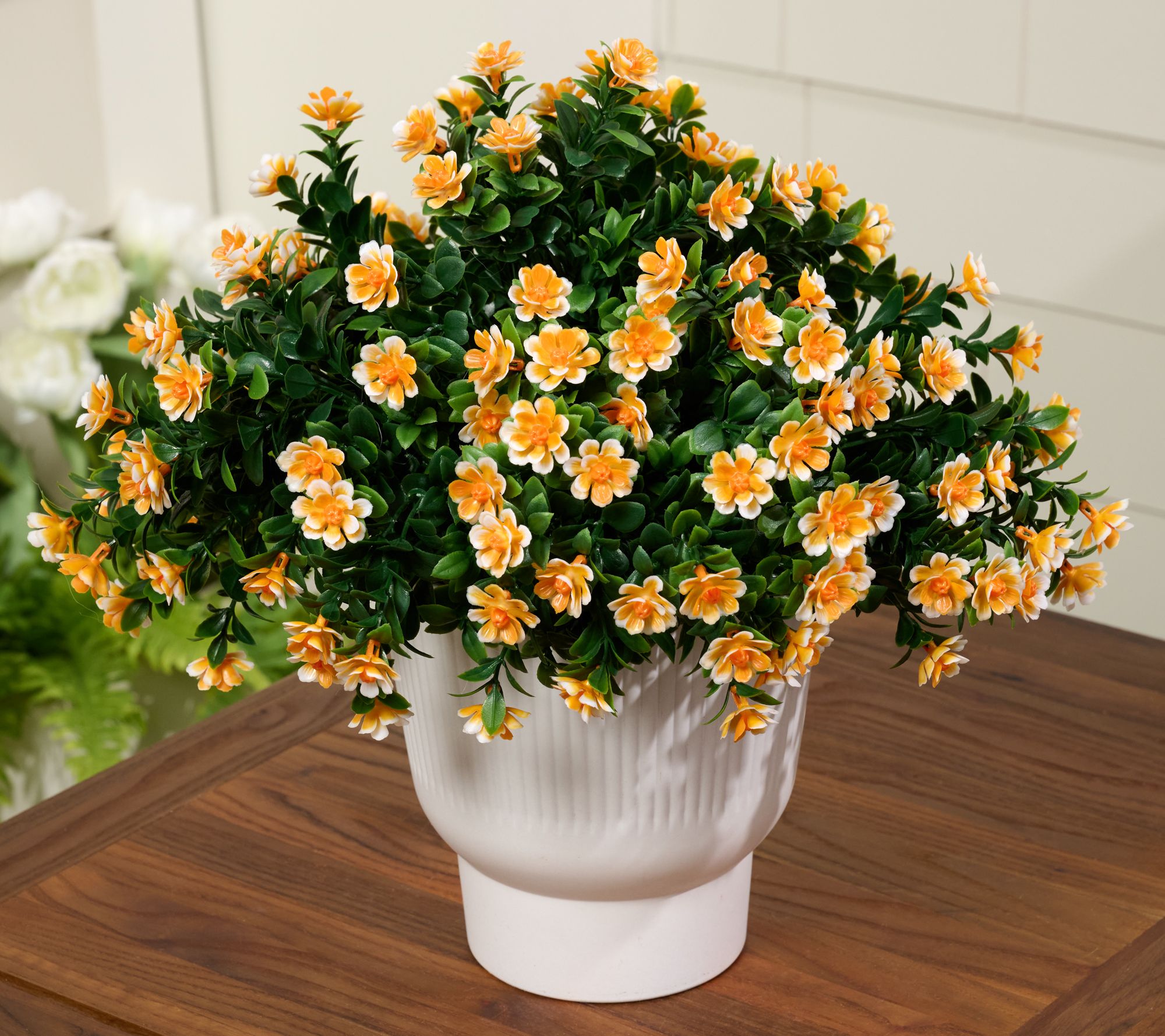 Wicker Park 11" Faux Wildflower Urn Filler