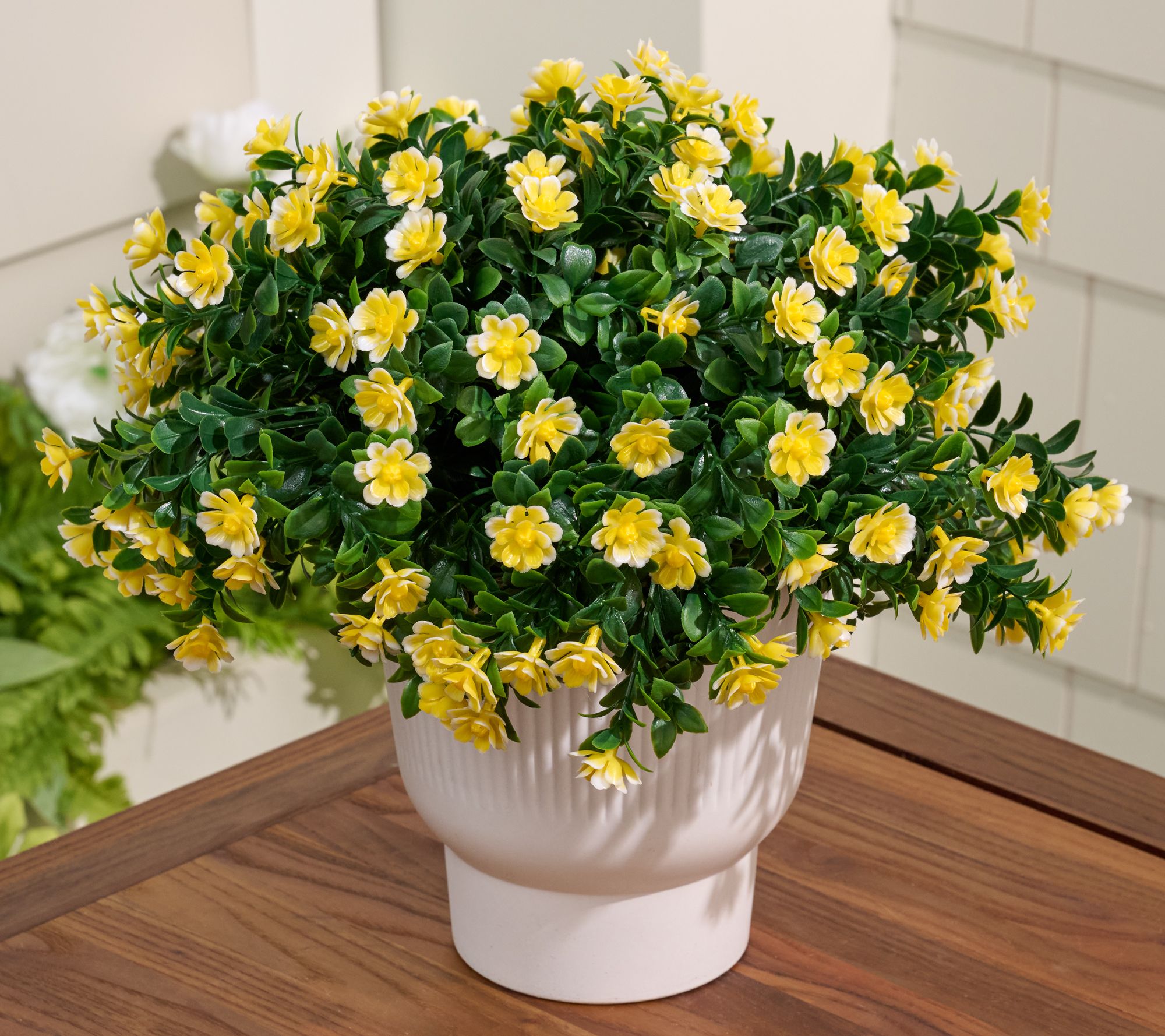 Wicker Park 11" Faux Wildflower Urn Filler