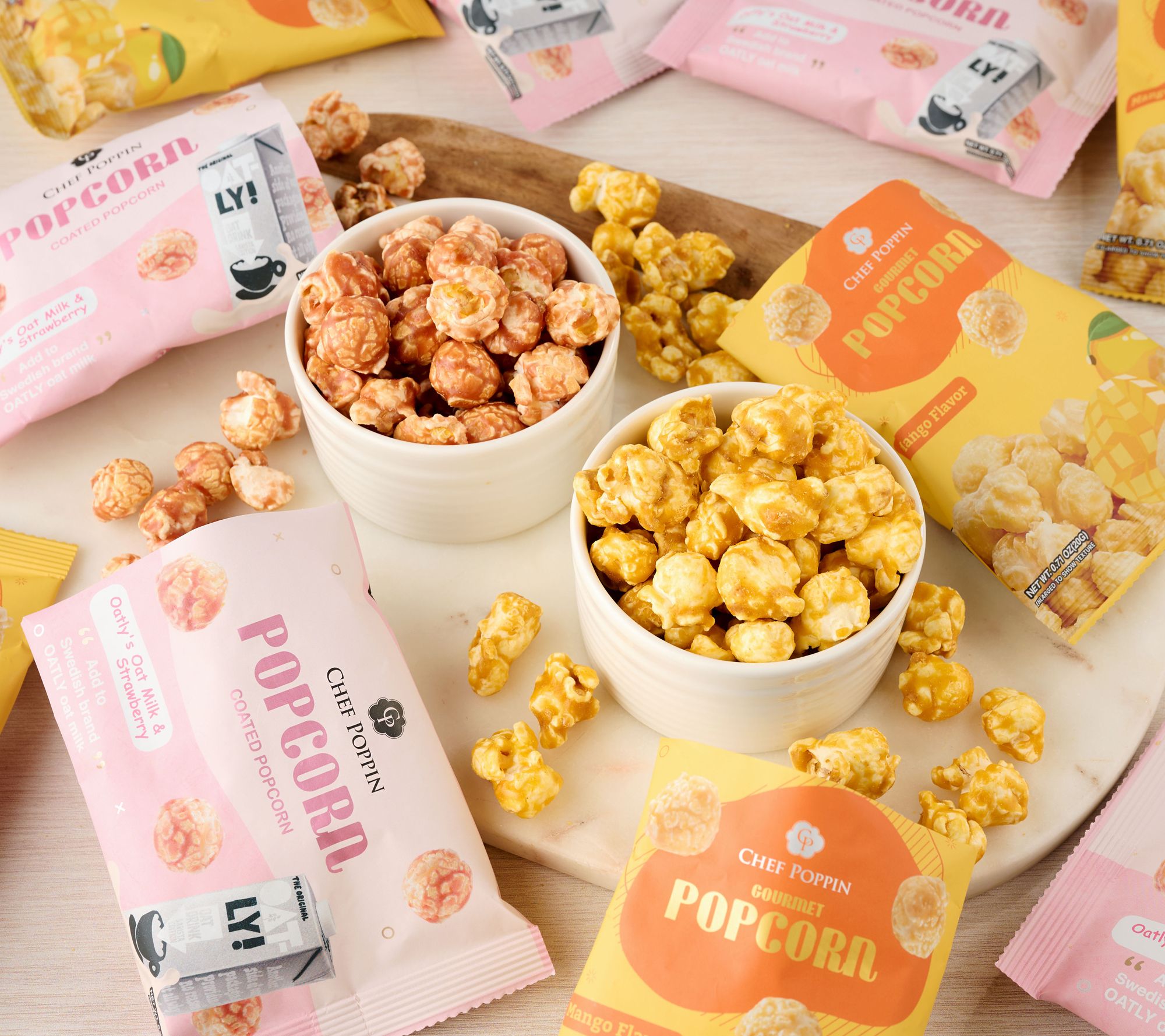 Chef Poppin 24-pc. Popcorn Grab & Go Bags - QVC.com