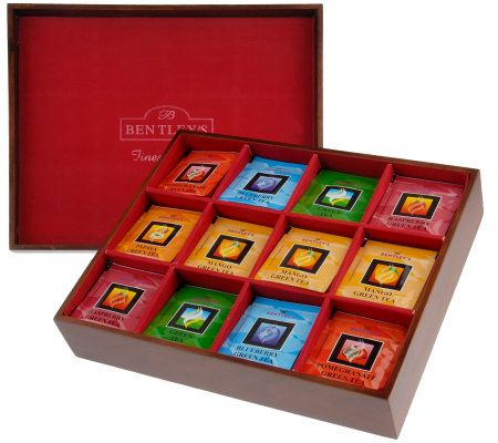 TWININGS TEA CHEST WITH 12 COMPARTMENTS INCLUDING 12 TEA VARIETIES