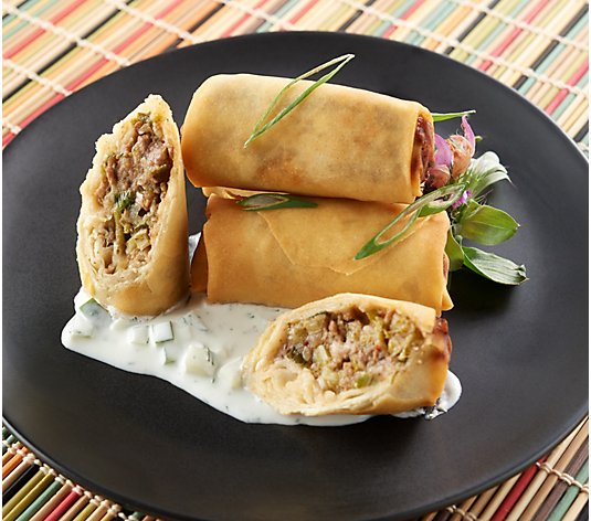 The Perfect Gourmet (24) 2-oz Chicken or Beef Spring Rolls