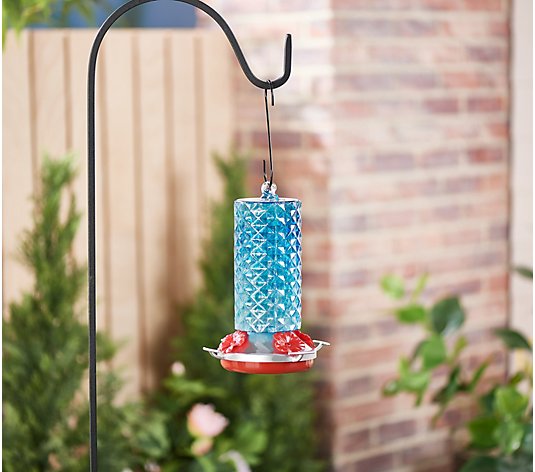 Ultimate Innovations Glass Hummingbird Feeder