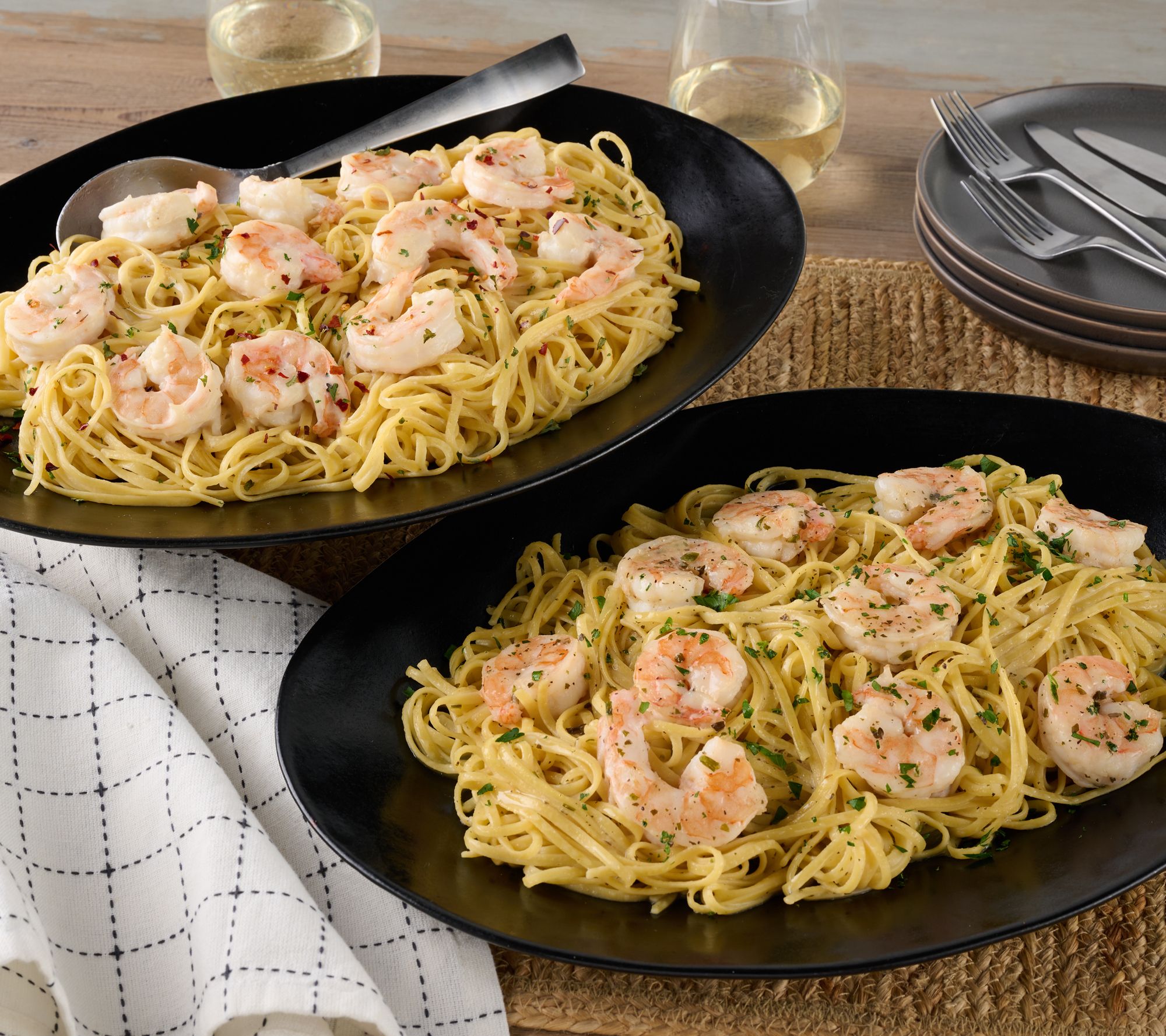 Prime Shrimp (6) Cook in Bag Jumbo Shrimp Meals w/ 2x Sauce