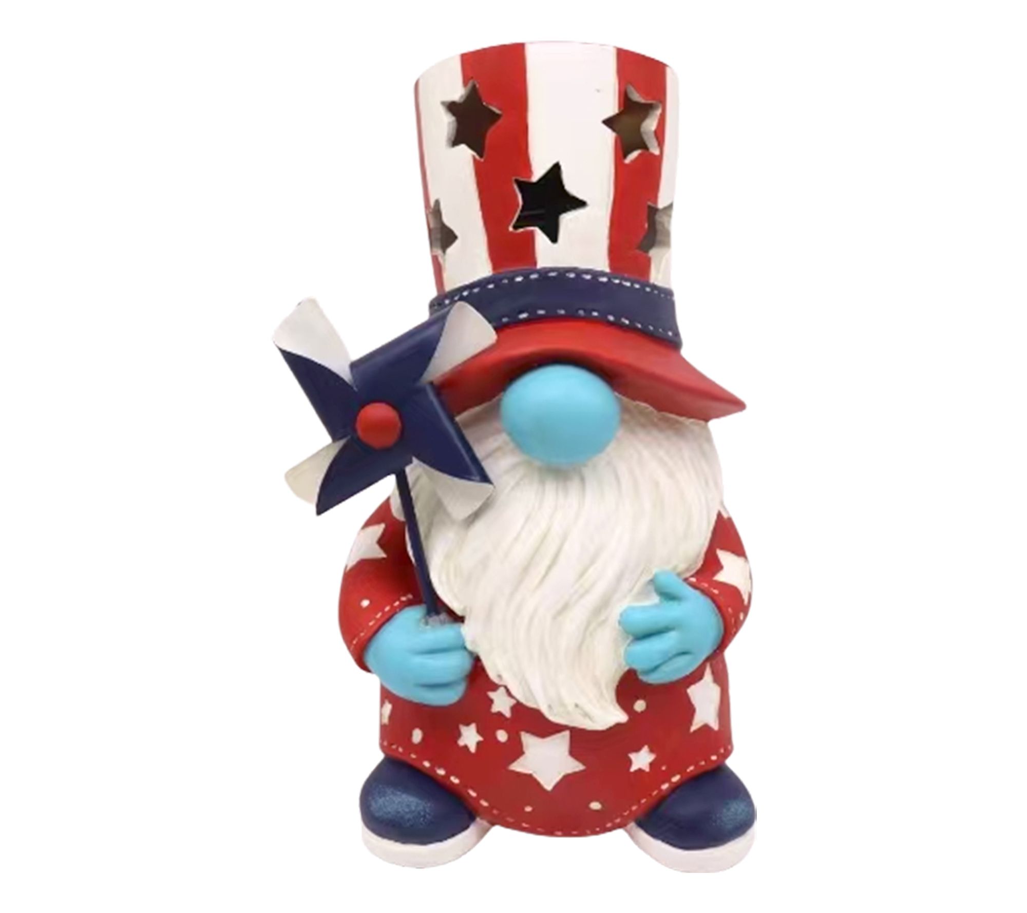 "As Is" Temp-tations Outdoors 12" Solar Garden Gnome