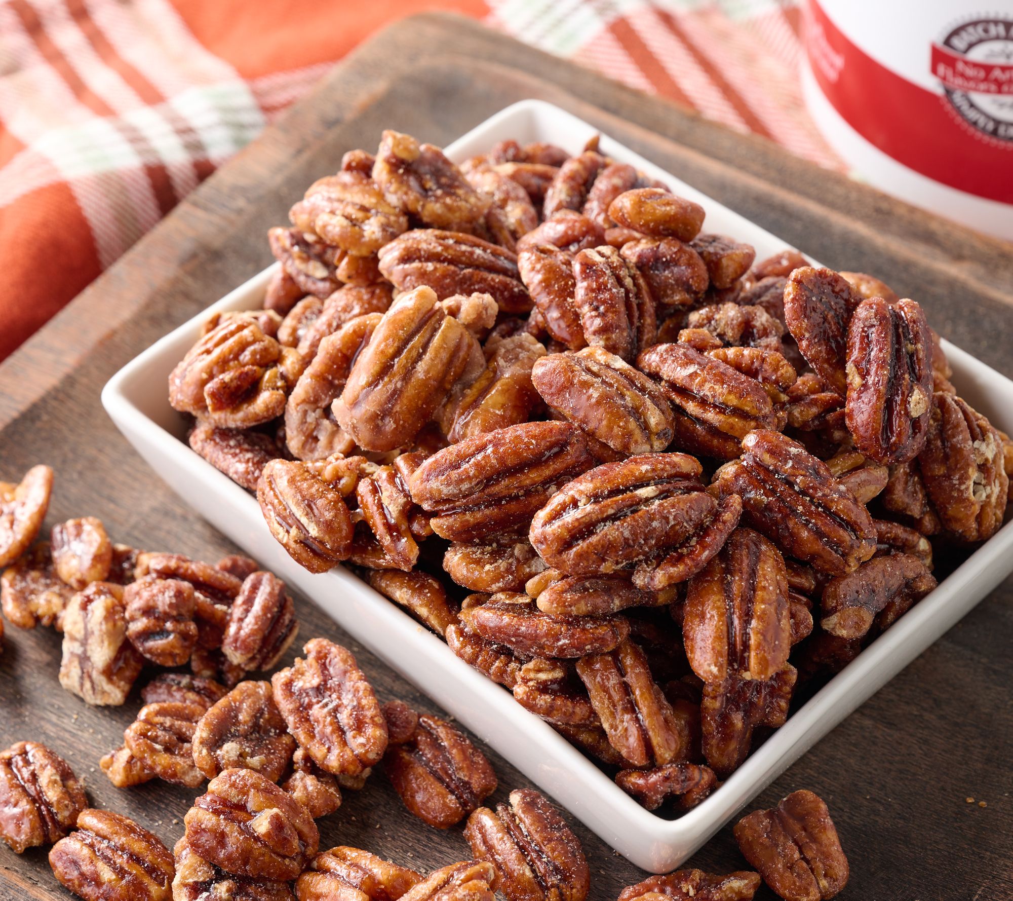 Mascot Shelling Company 2lb Tub of Premium Flavored Pecans