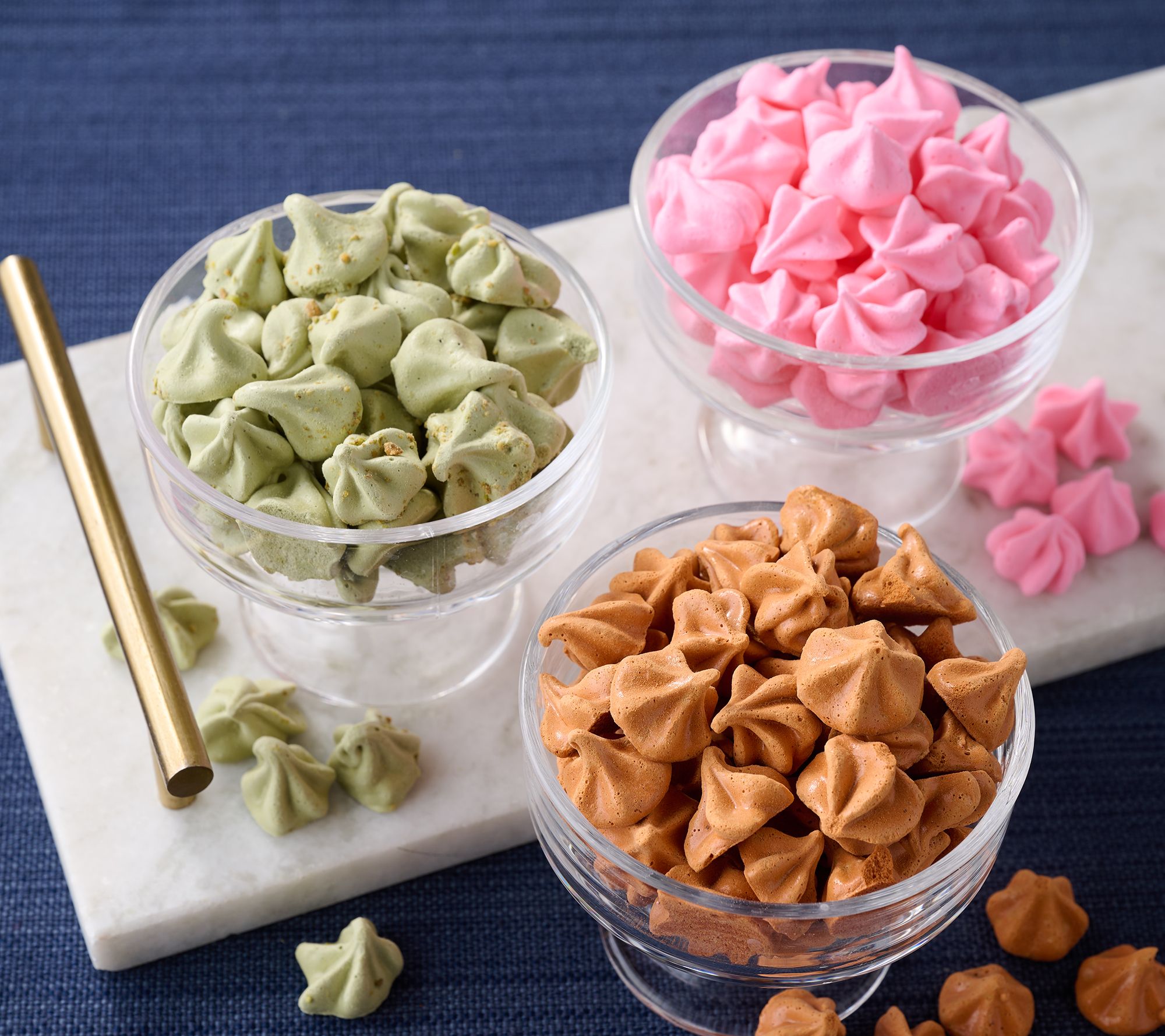 Savor Patisserie 210pc French Meringues in (3) Jars