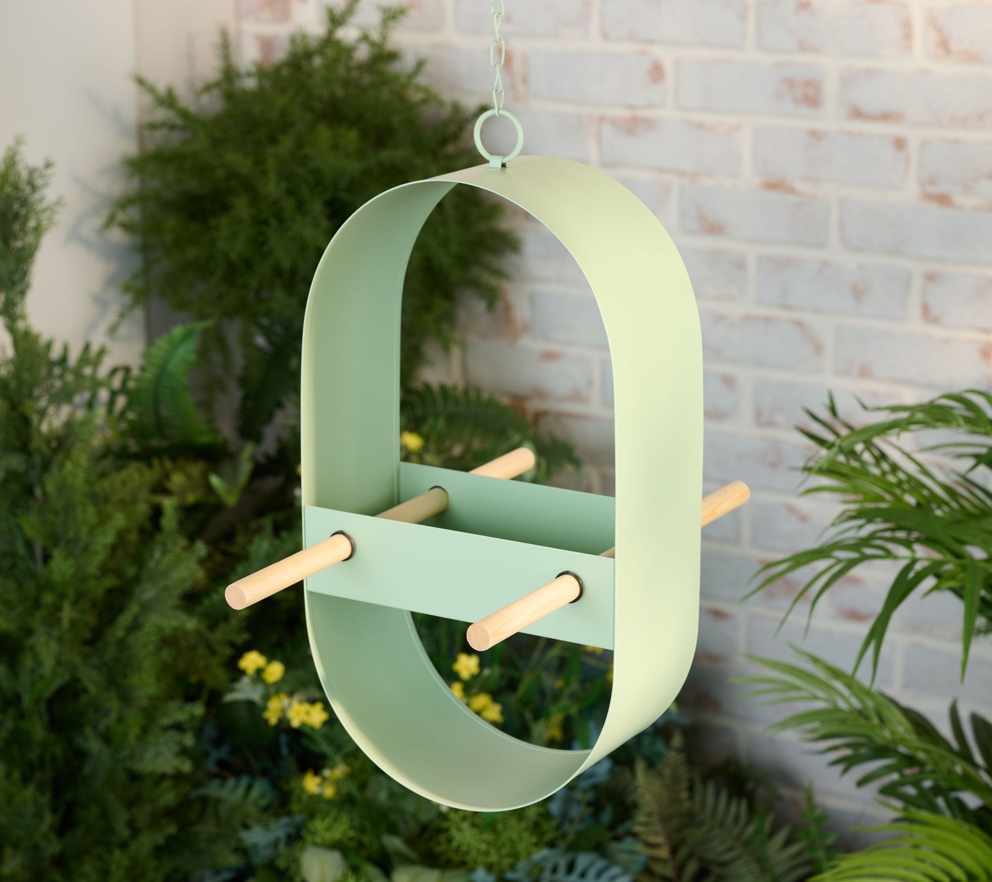 Garden Reflections Hanging Metal Bird Feeder By Sandra