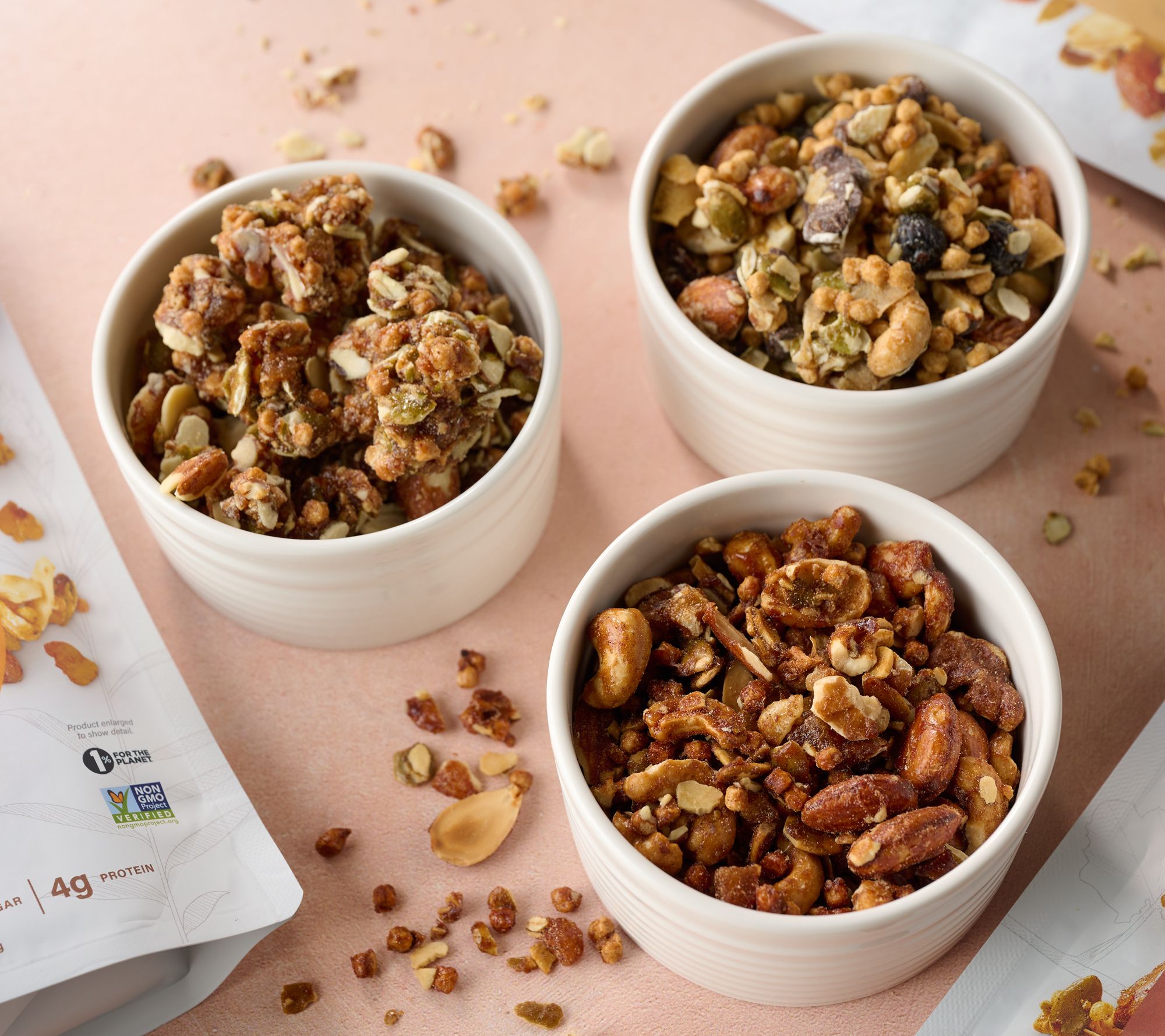 Purely Sprouted (6) 4-oz Nut & Seed Snack Mixes