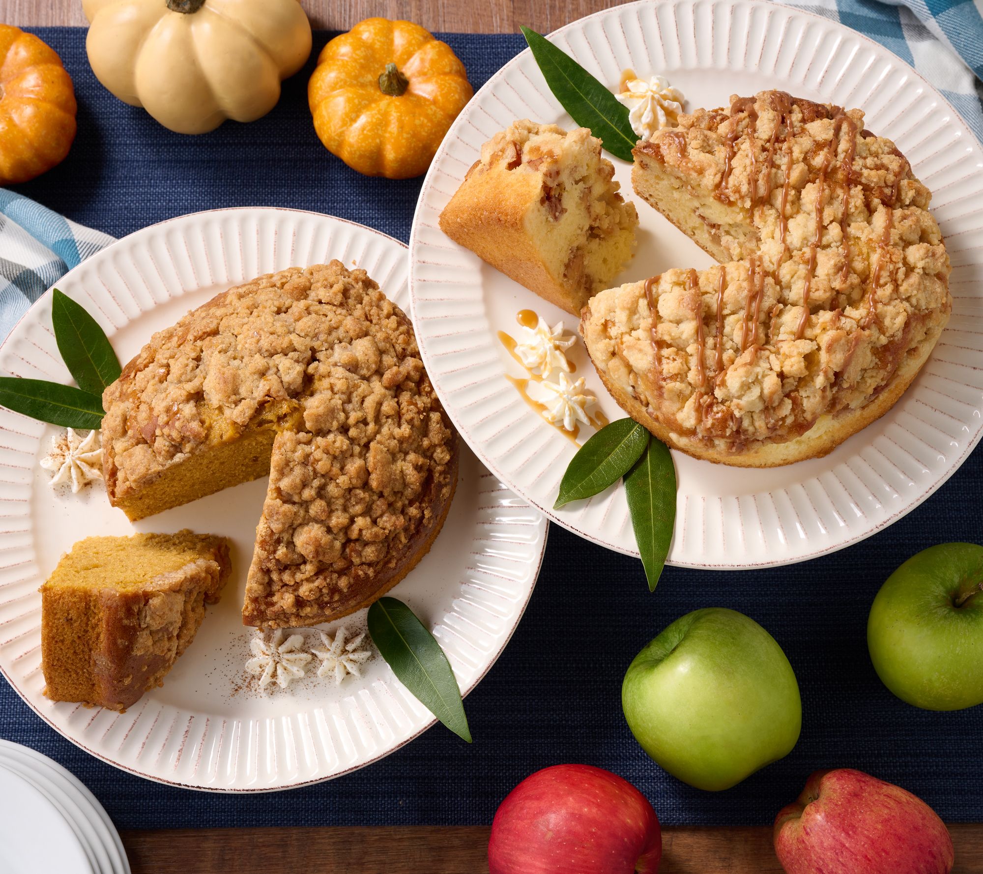 SH10/20 Hahn's Bakery (2) 6 inch German Coffee Cakes w/Drizzle