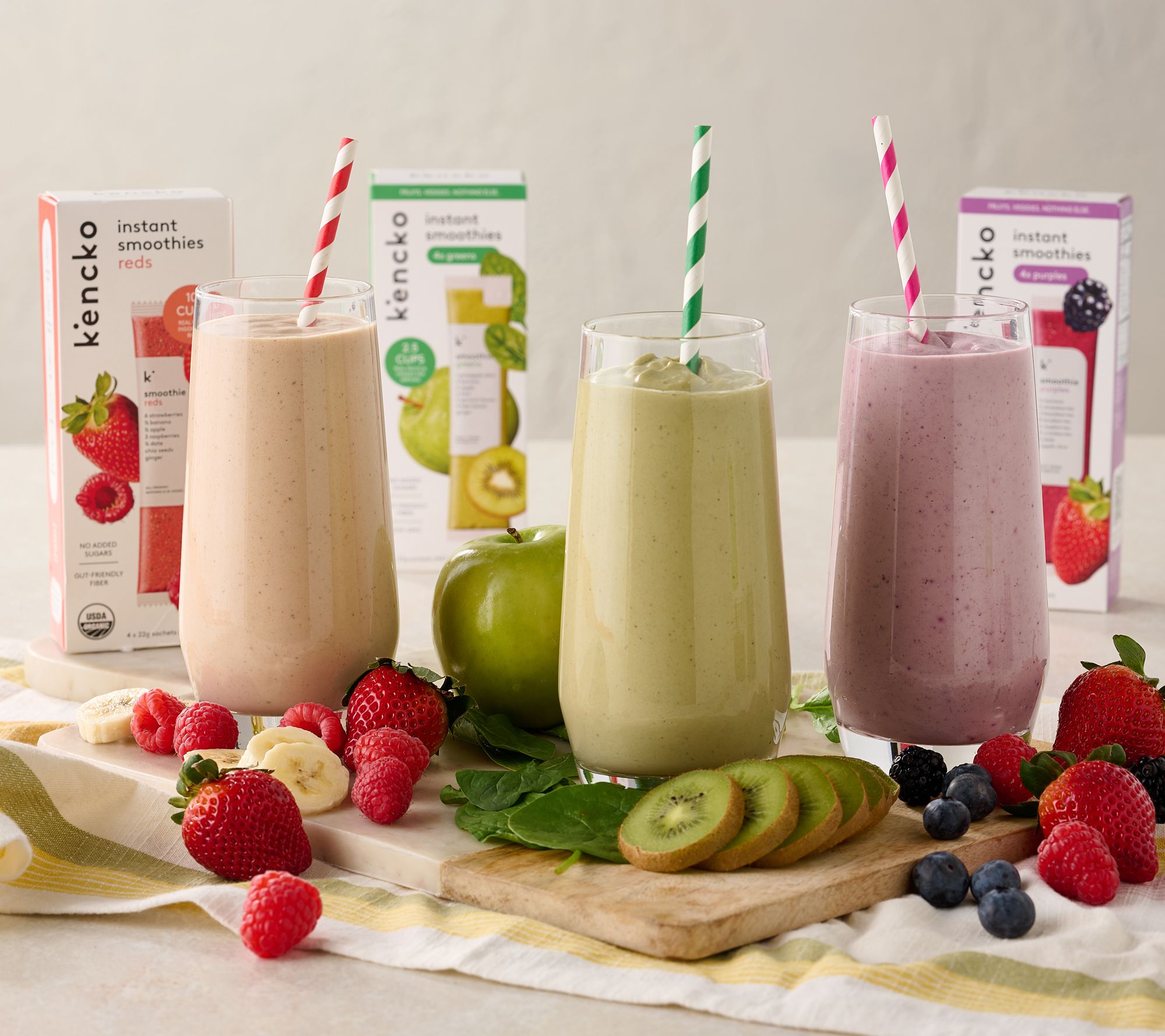 Kencko 16 Single Serve Fruit Smoothie Mixes
