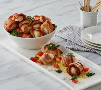 Graham & Rollins 4-lbs Bacon Wrapped Sea Scallops - M56492