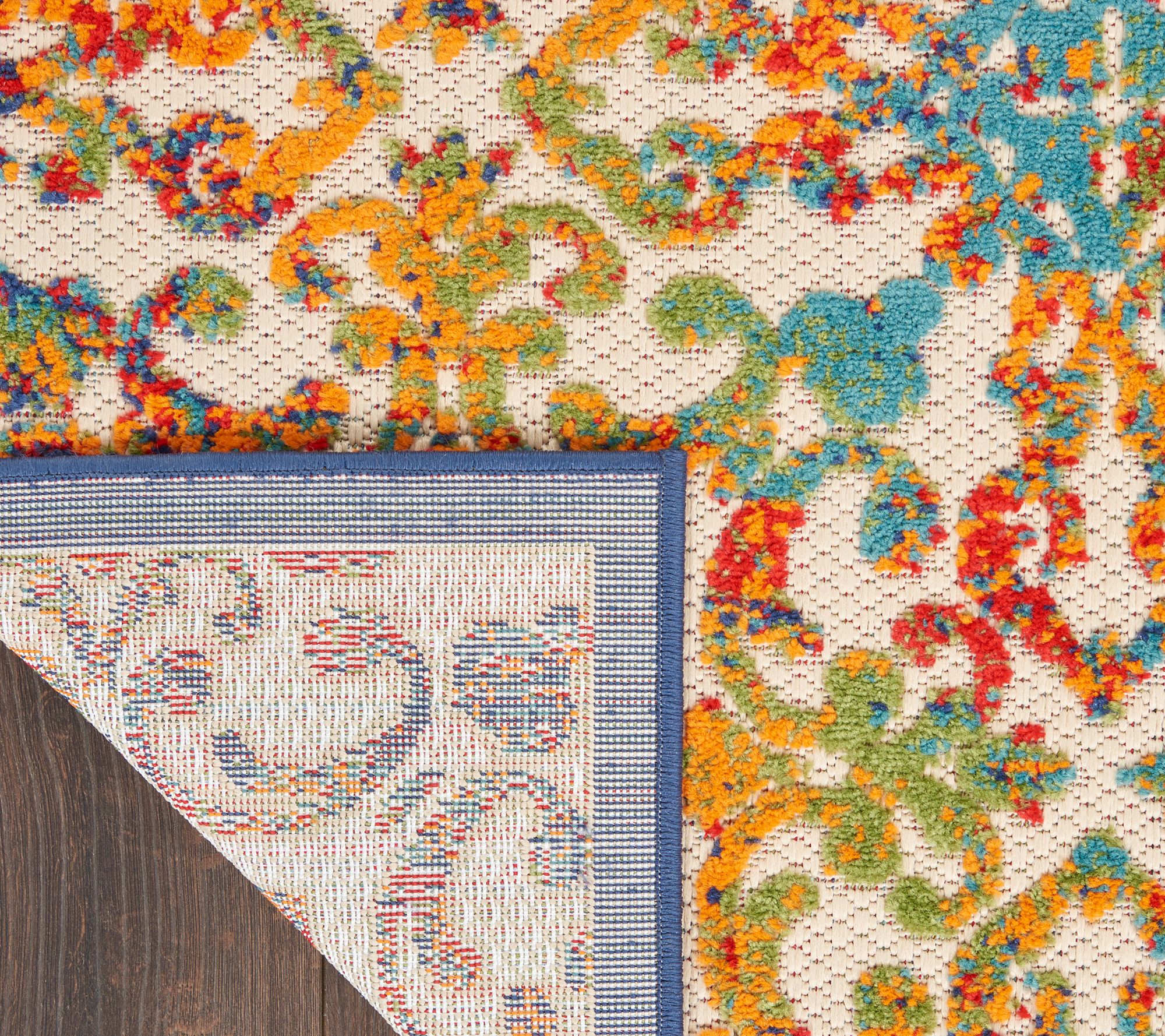 Nourison 7'10" x 9'10" Modern Tile Indoor/Outdoor HiLow Rug