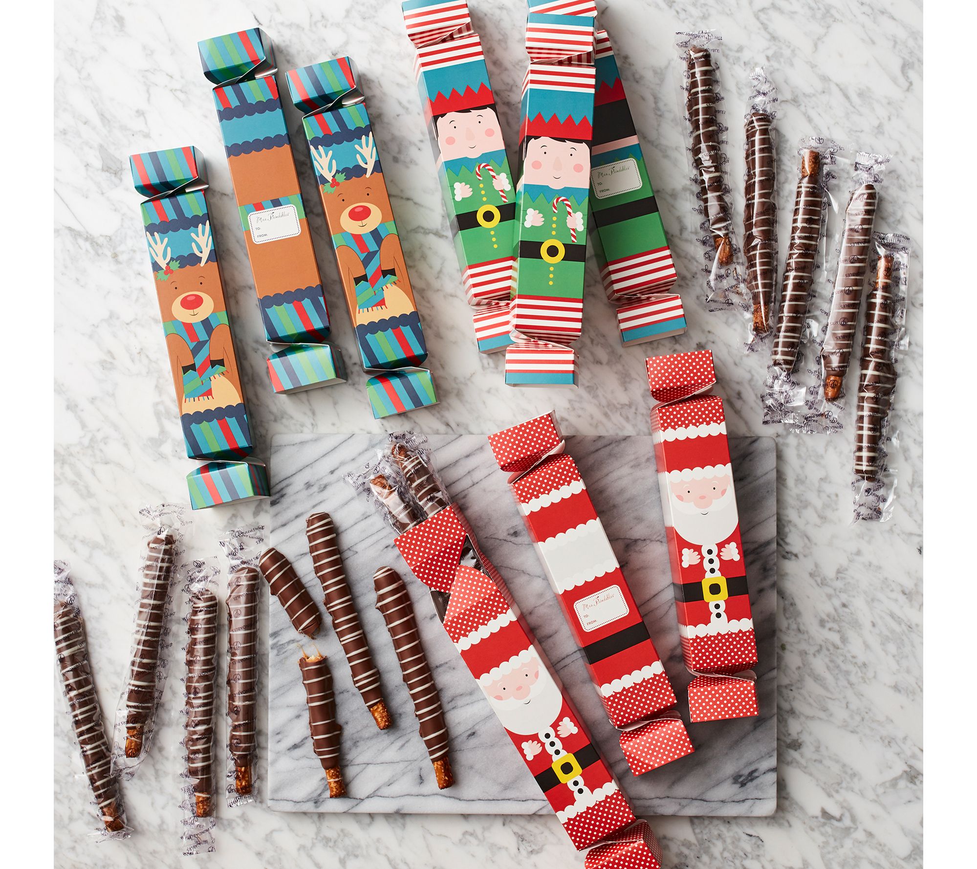 Mrs Prindable's 27-pc Chocolate Covered Pretzels with 9 Gift Boxes