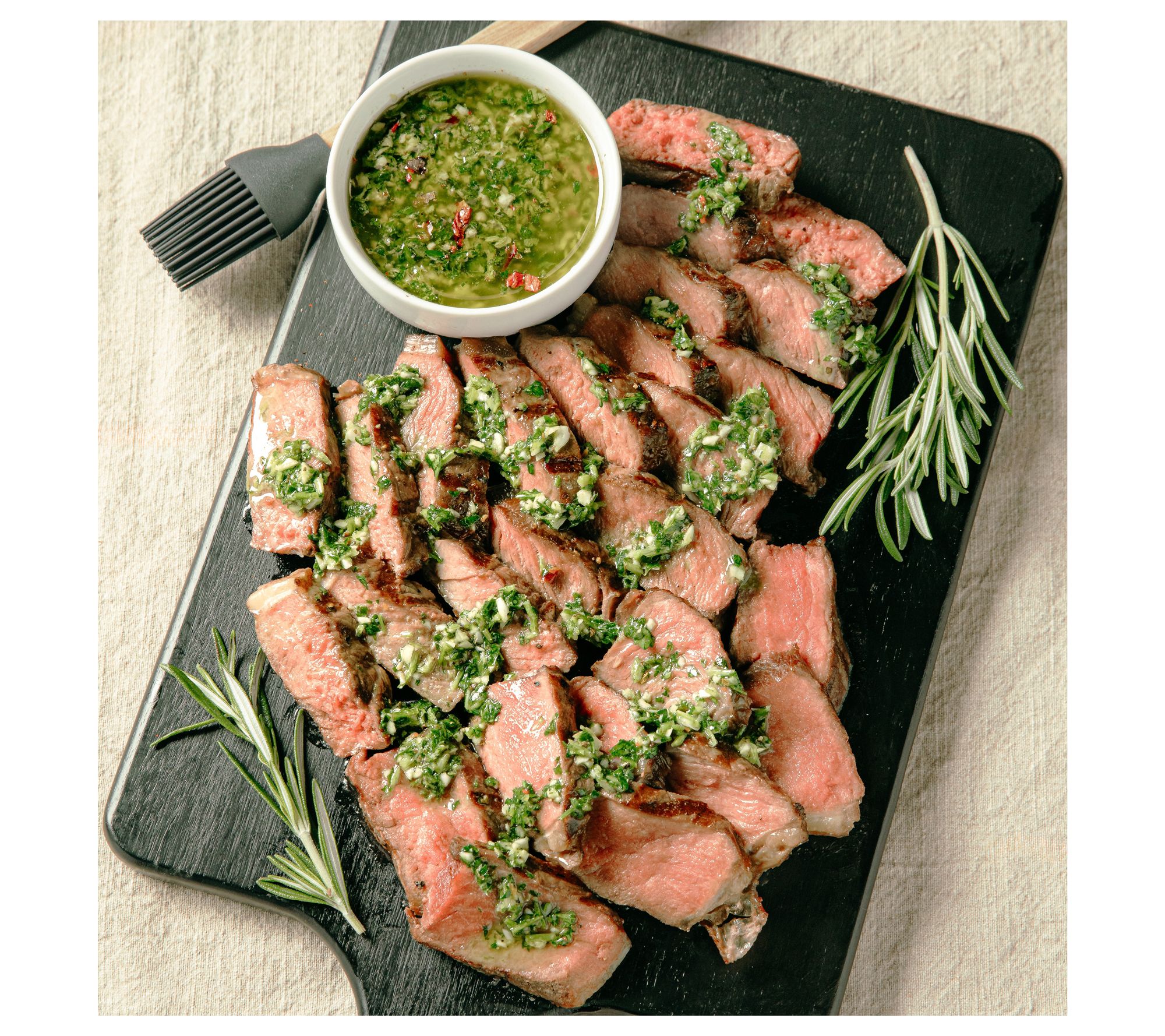 Rastelli's (4) 10-oz Organic New York Strip Steak