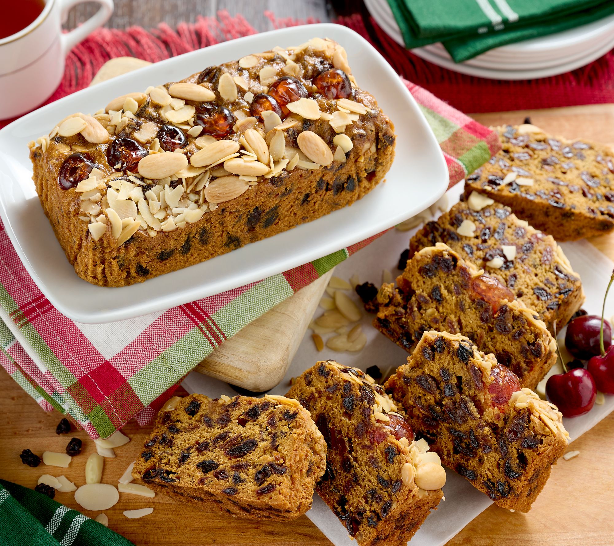 Connemara Kitchen (2)15oz Irish Holiday Fruitcake Topped W  Nuts - Qvc.com