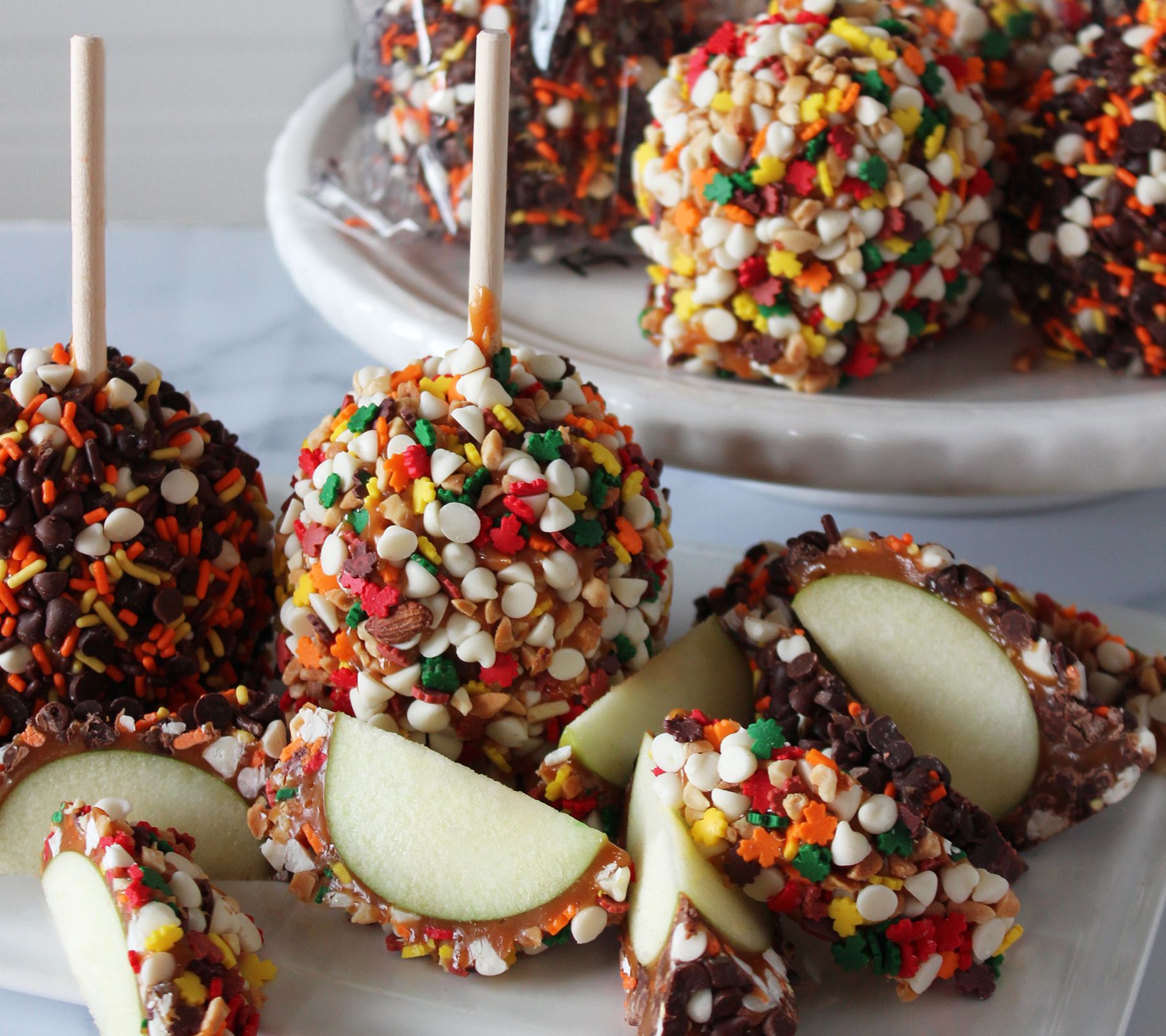 Mrs. Prindables 10pc Individual Sweet Autumn Caramel Apple Assortment