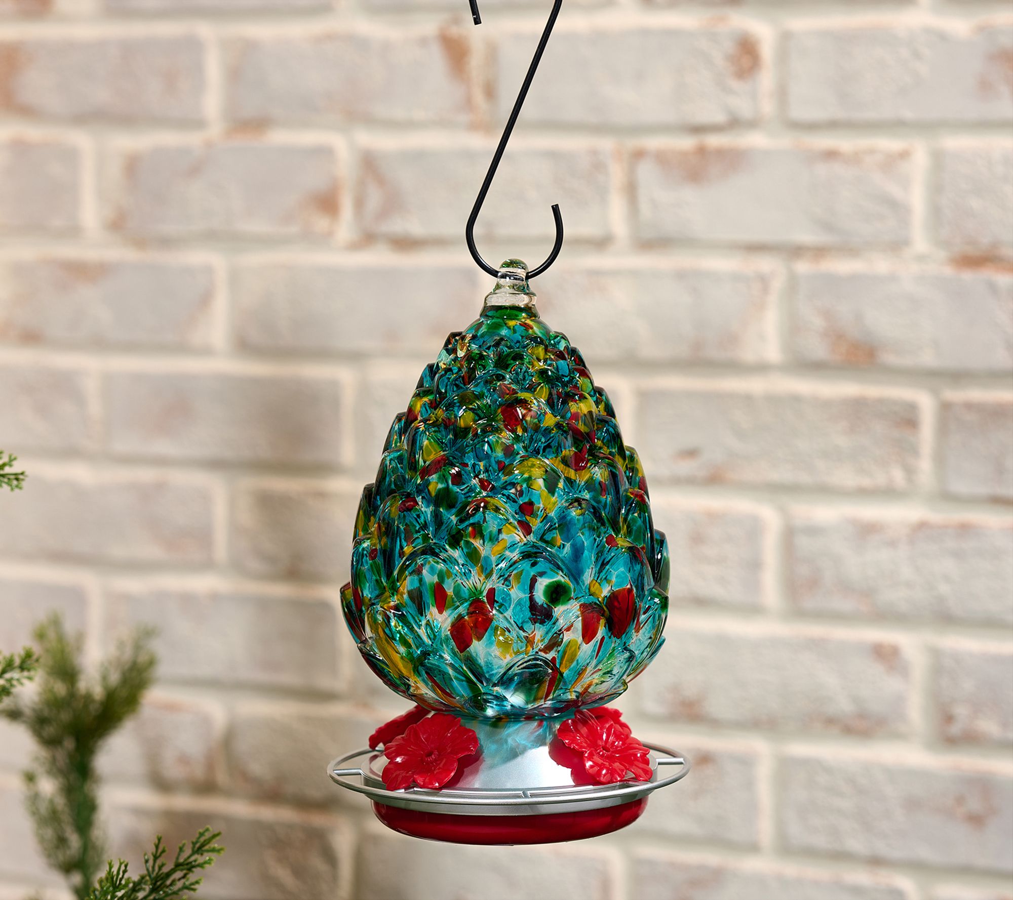 "As Is" Ultimate Innovations Pinecone Feeder Hummingbird